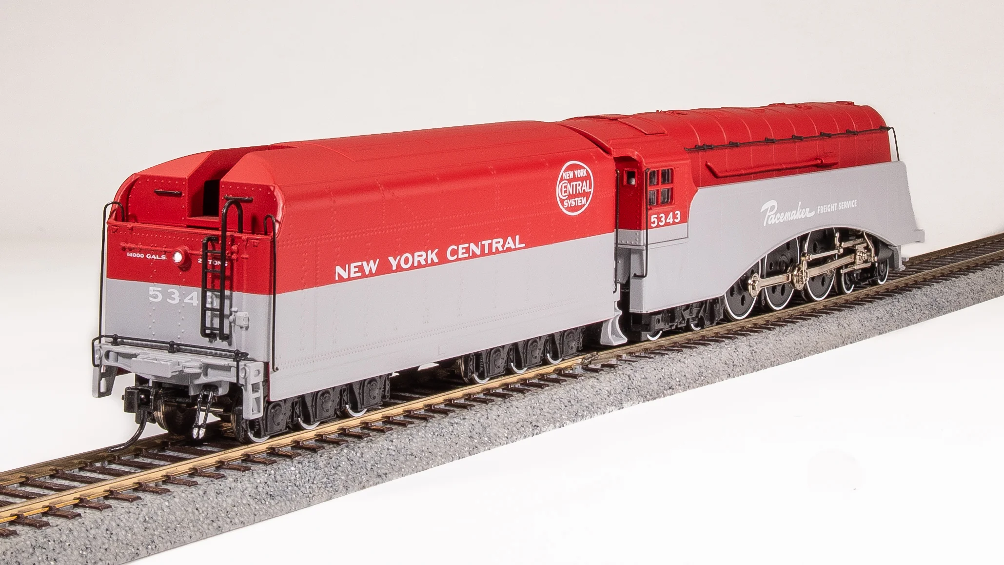 2807 NYC Commodore Vanderbilt Hudson, #5343, Pacemaker Scheme w/ White Logo, Disc Drivers, Paragon4 Sound/DC/DCC, Smoke, HO (Trainworld Exclusive) - Image 5