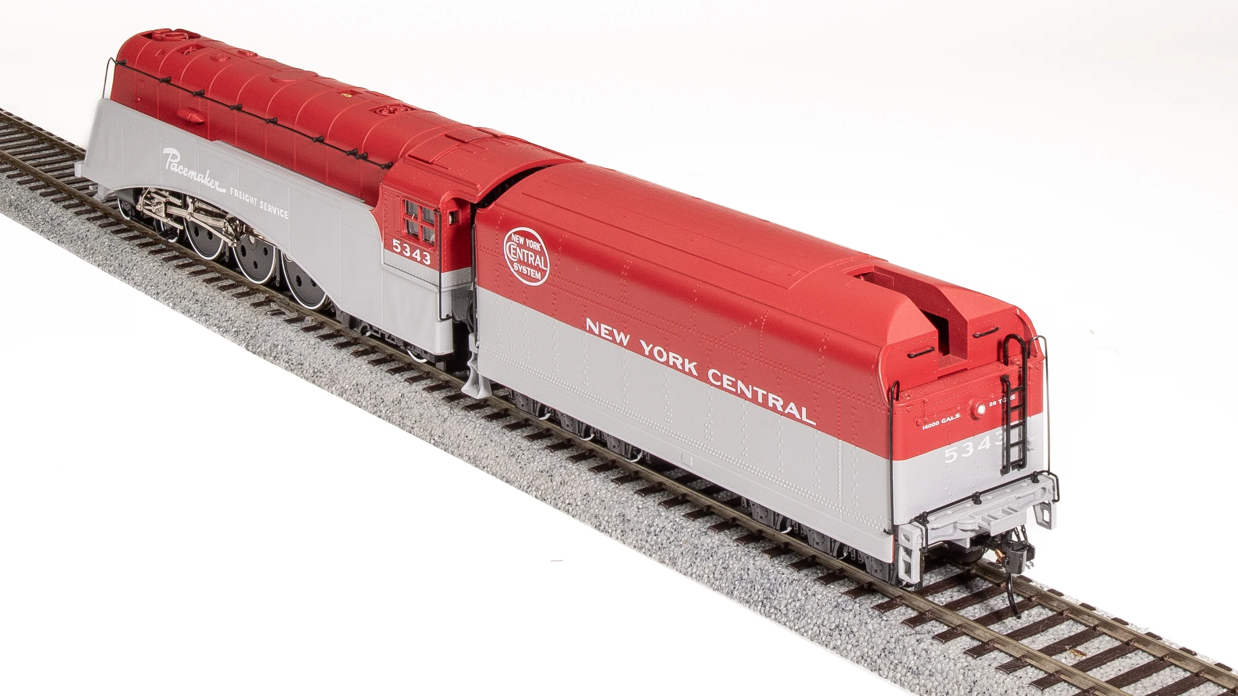 2807 NYC Commodore Vanderbilt Hudson, #5343, Pacemaker Scheme w/ White Logo, Disc Drivers, Paragon4 Sound/DC/DCC, Smoke, HO (Trainworld Exclusive) - Image 6