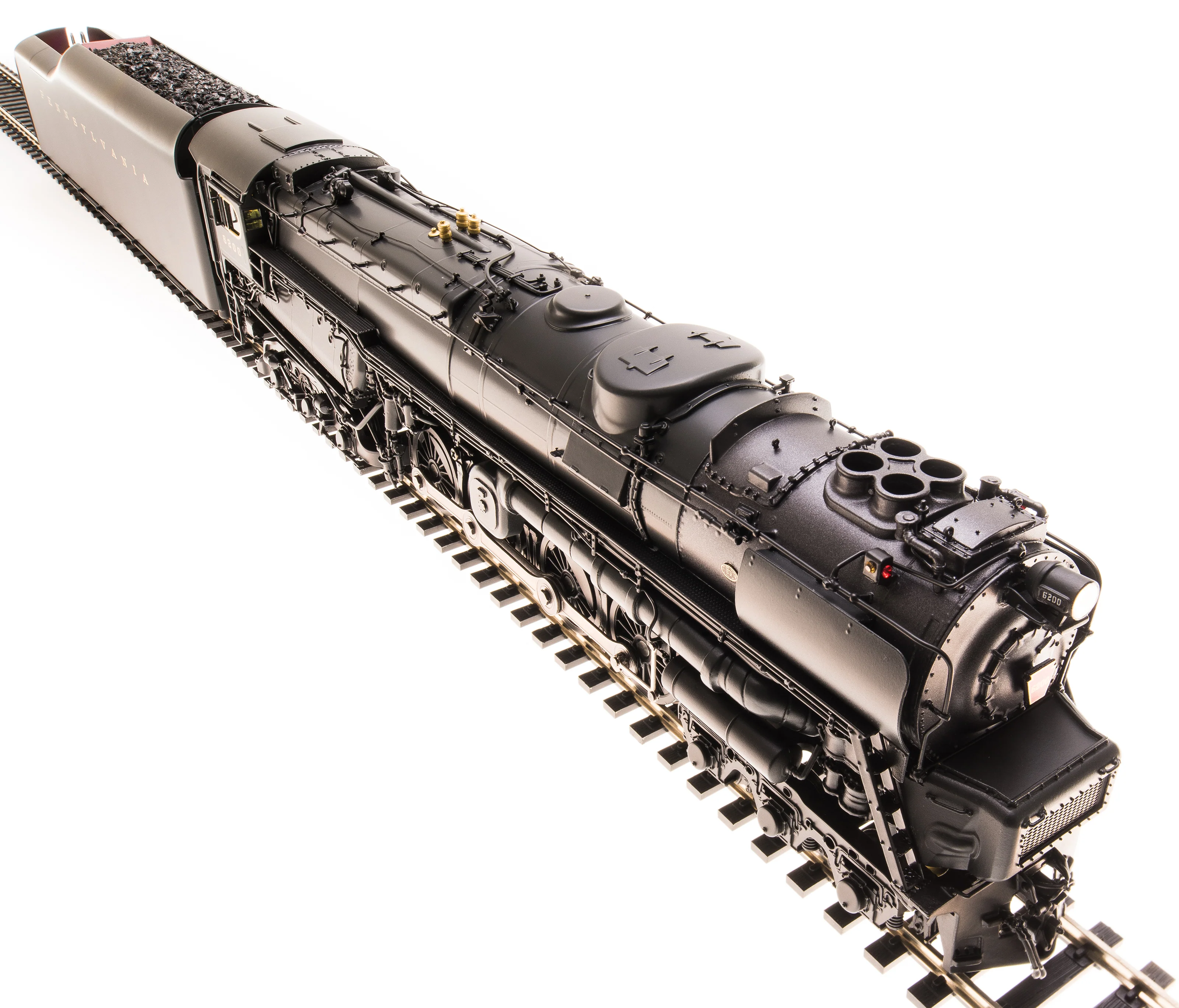 6185 PRR S2 6-8-6 Turbine #6200, with small smoke deflectors, Paragon4 Sound/DC/DCC, Smoke, HO - Image 4