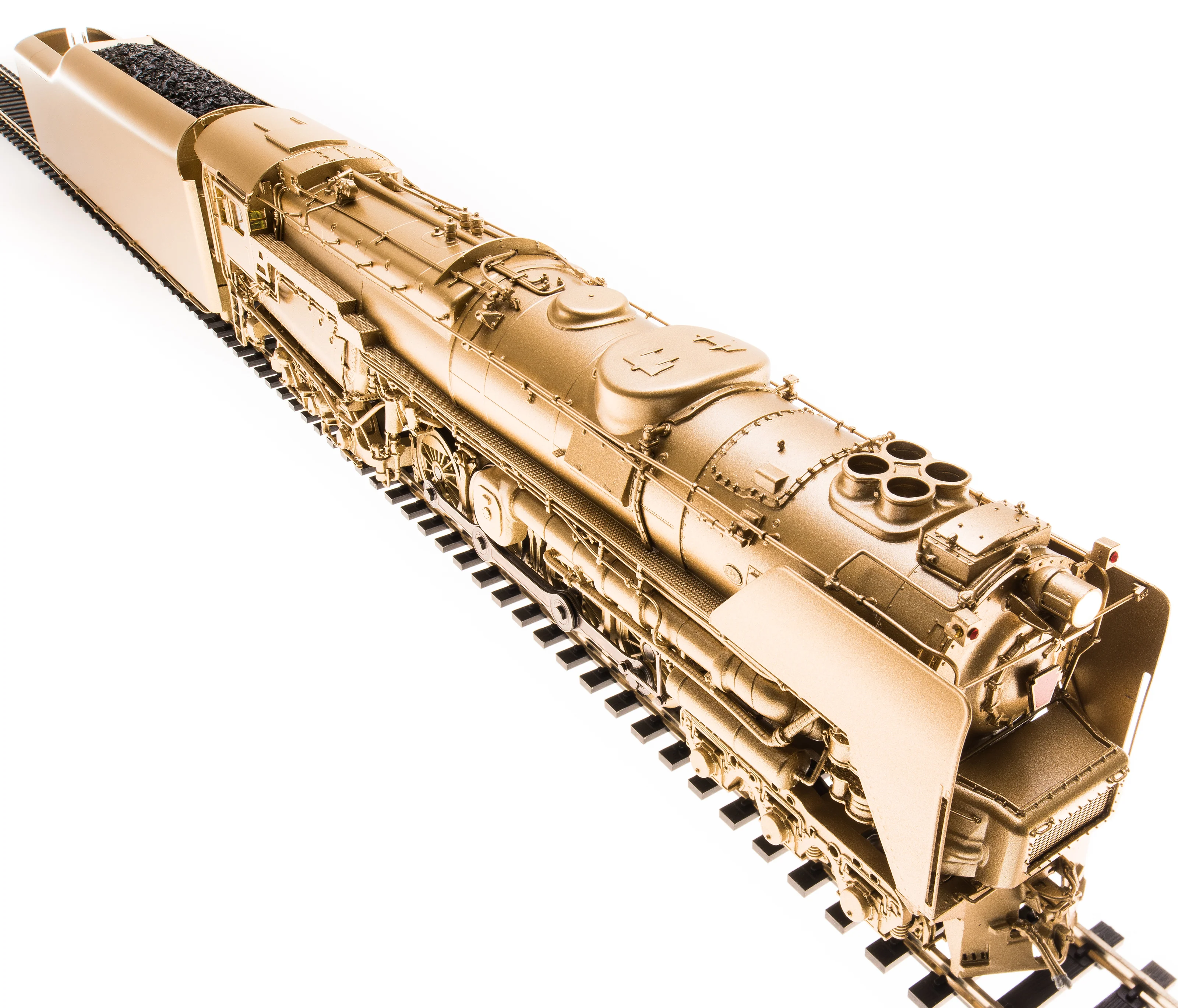 6187 PRR S2 6-8-6 Turbine, Unlettered, Painted Brass, w/ Large Smoke Deflectors, Paragon4 Sound/DC/DCC, Smoke, HO - Image 4