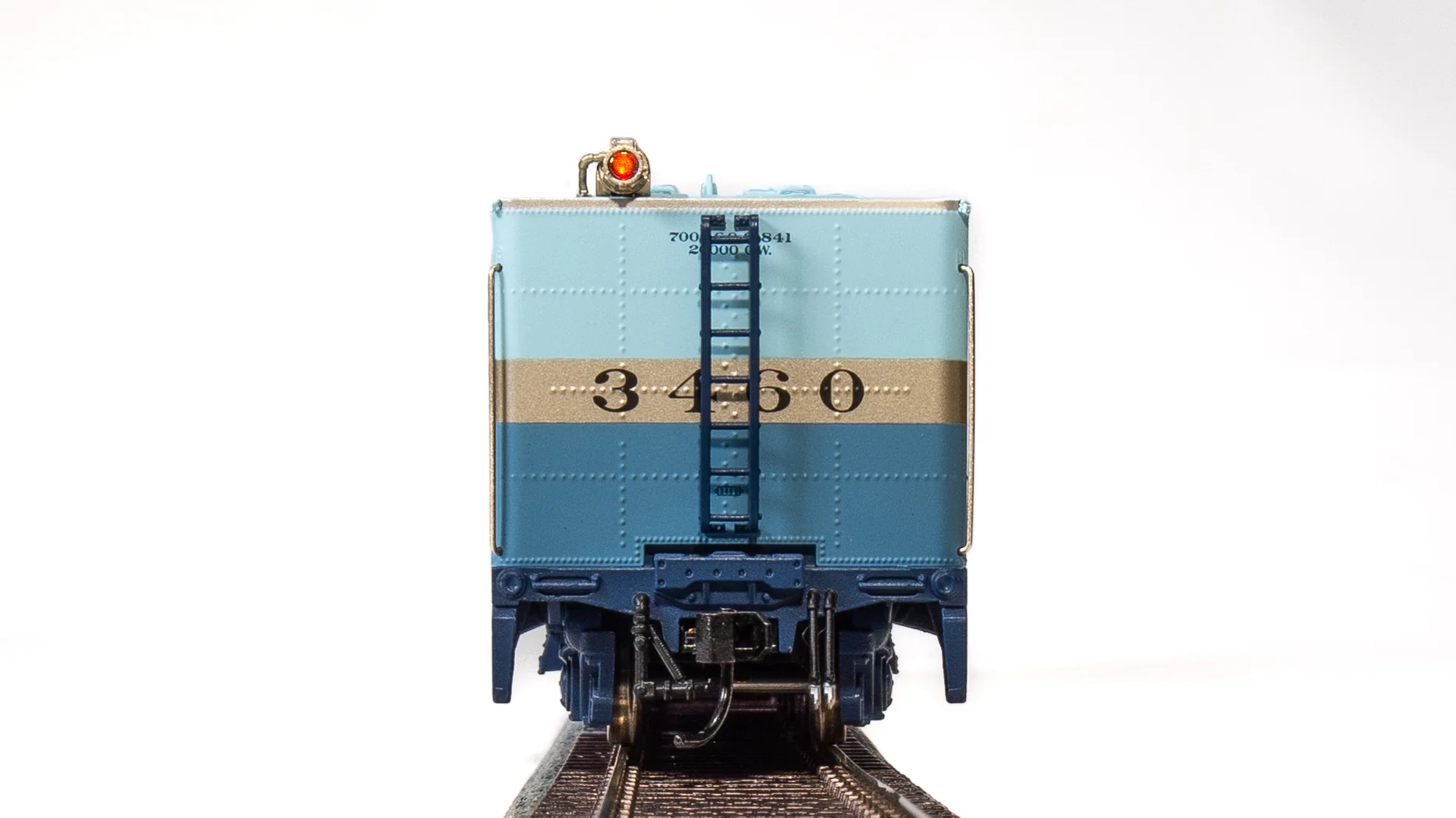 7390 ATSF Blue Goose, #3460, As-Delivered w/ 3460 on side of tender, No-Sound/DCC-Ready, HO - Image 10