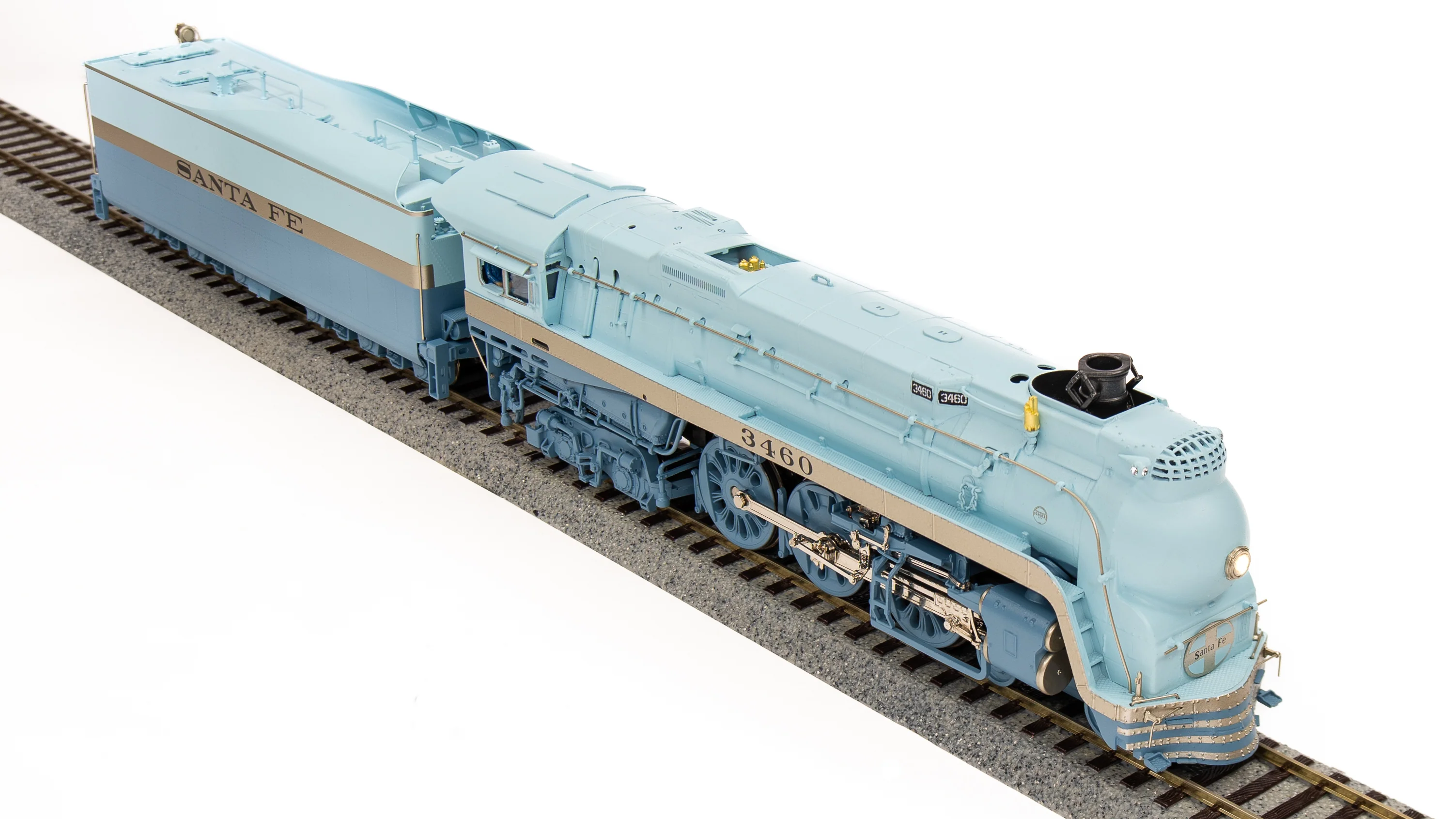 7395 ATSF Blue Goose, #3460, 1951 - 1953 Appearance, No-Sound/DCC-Ready, HO - Image 5
