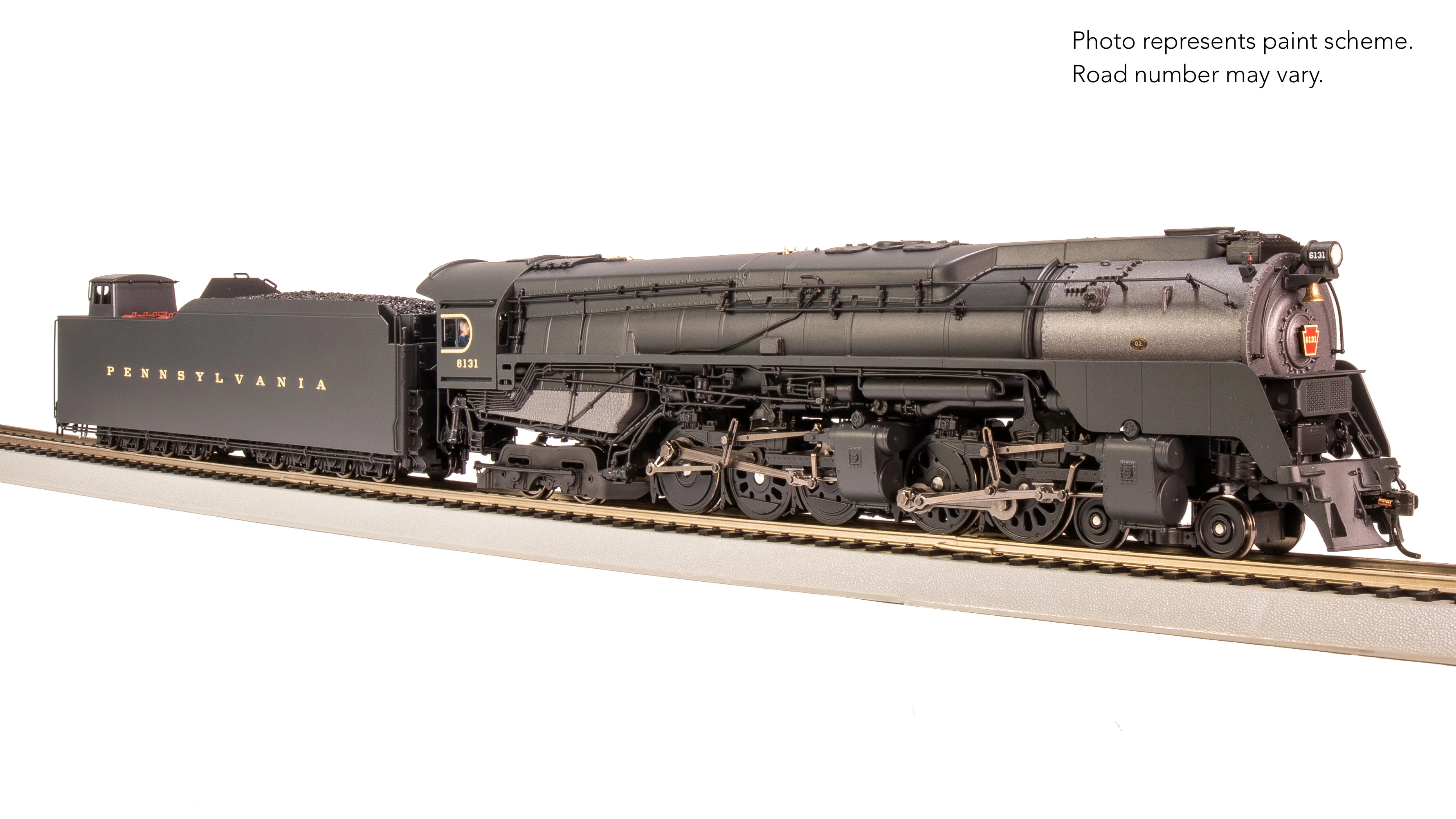 7800 PRR Q2 Duplex, 4-4-6-4, #6131, Prototype Version, 18,000 gallon tender, Paragon4 Sound/DC/DCC, Smoke, HO - Image 17