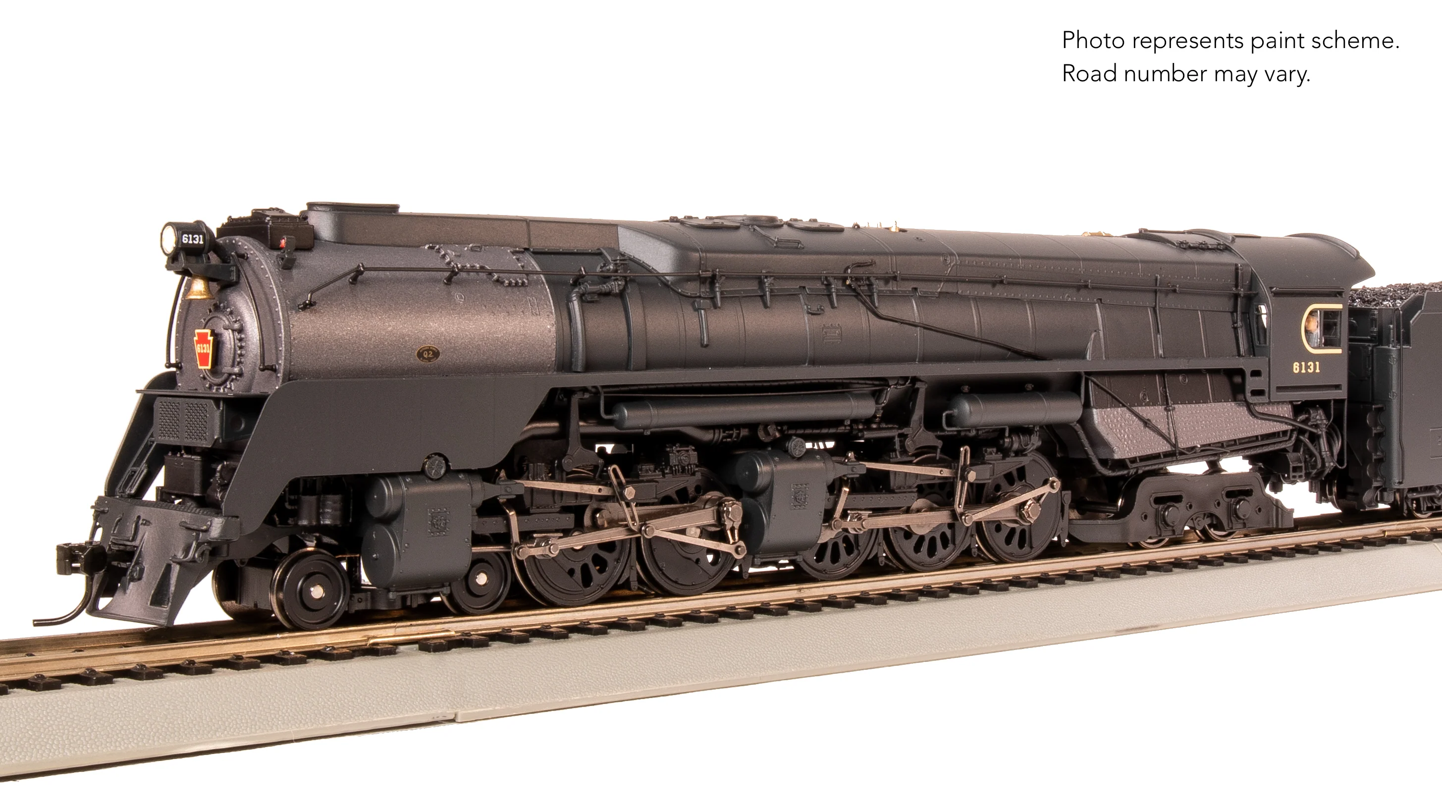 7800 PRR Q2 Duplex, 4-4-6-4, #6131, Prototype Version, 18,000 gallon tender, Paragon4 Sound/DC/DCC, Smoke, HO - Image 8