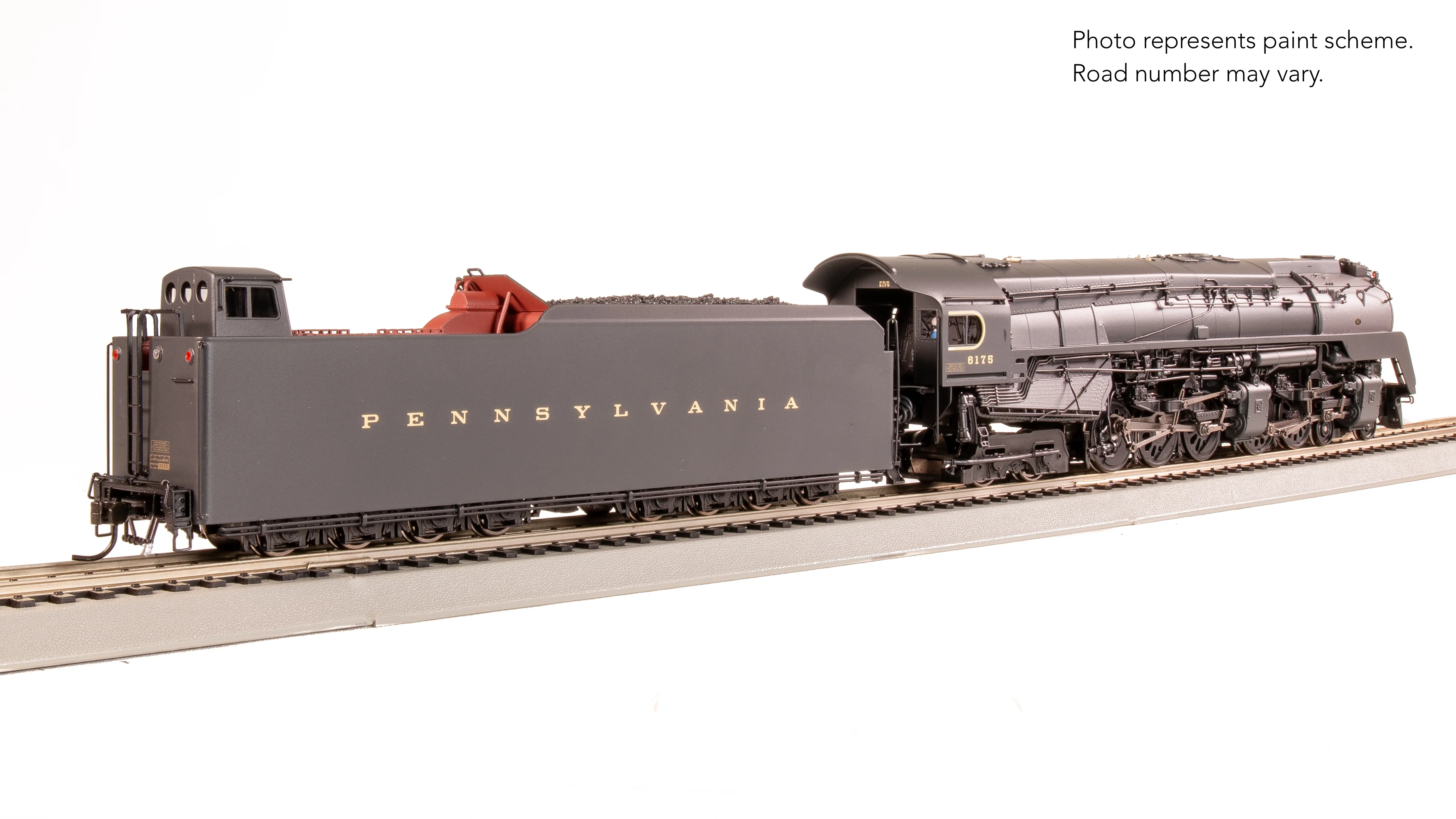 7801 PRR Q2 Duplex, 4-4-6-4, #6175, Production Version, 18,000 gallon tender, Paragon4 Sound/DC/DCC, Smoke, HO - Image 10