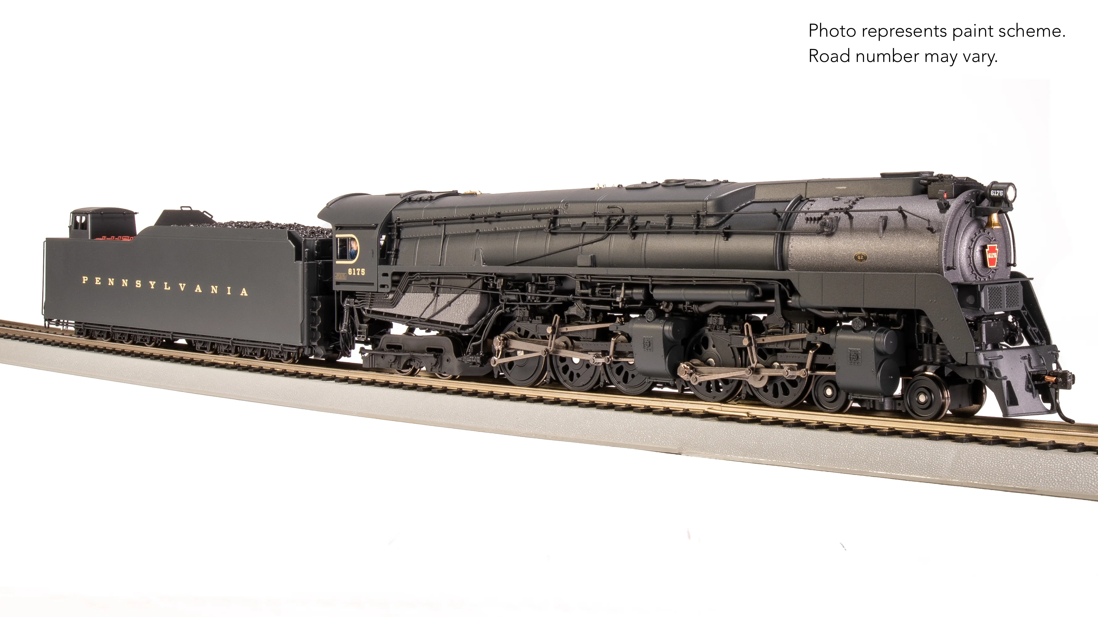 7801 PRR Q2 Duplex, 4-4-6-4, #6175, Production Version, 18,000 gallon tender, Paragon4 Sound/DC/DCC, Smoke, HO - Image 17
