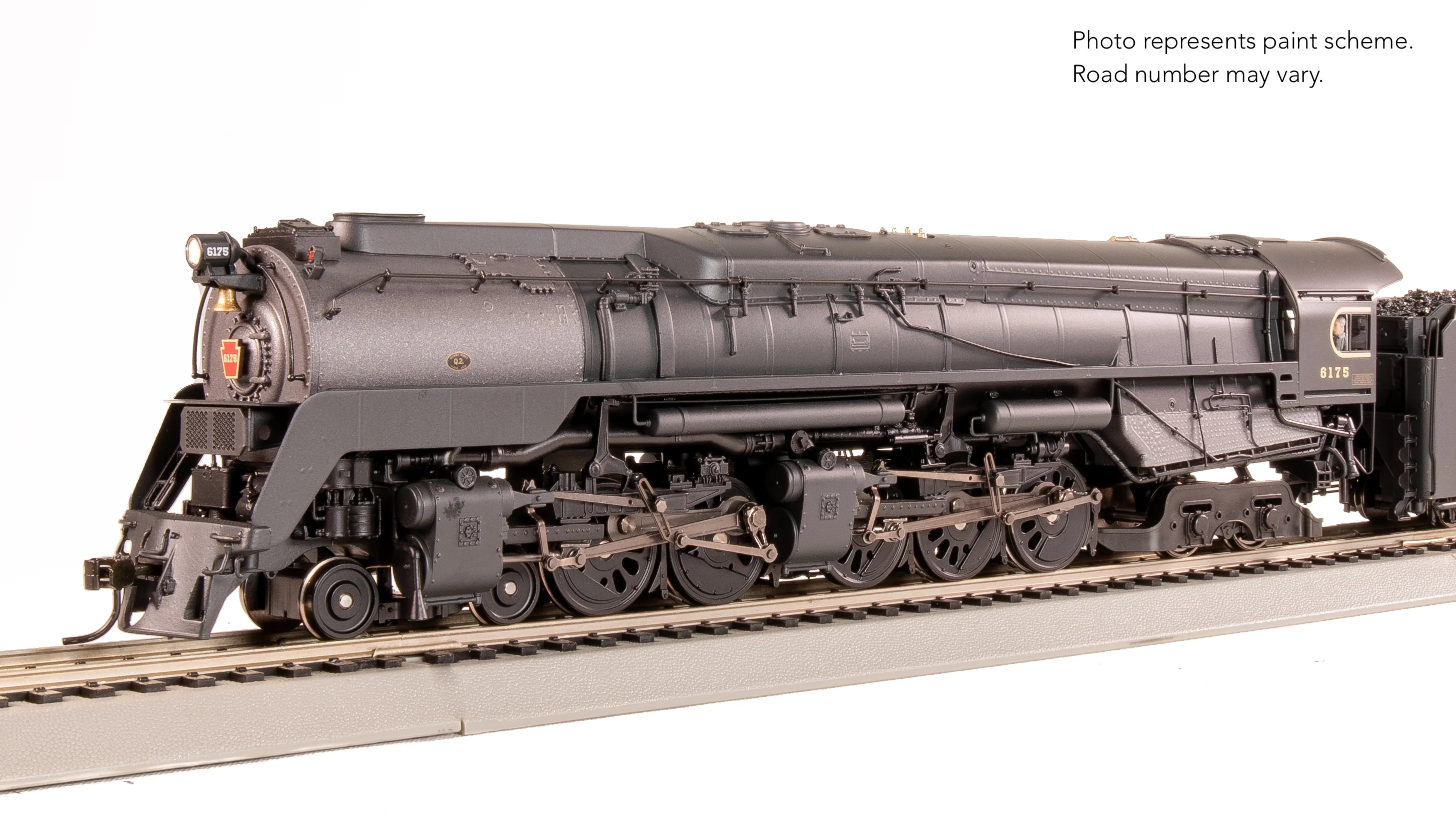 7801 PRR Q2 Duplex, 4-4-6-4, #6175, Production Version, 18,000 gallon tender, Paragon4 Sound/DC/DCC, Smoke, HO - Image 8