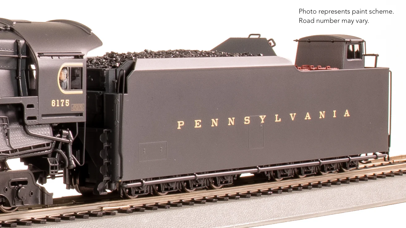 7801 PRR Q2 Duplex, 4-4-6-4, #6175, Production Version, 18,000 gallon tender, Paragon4 Sound/DC/DCC, Smoke, HO - Image 9