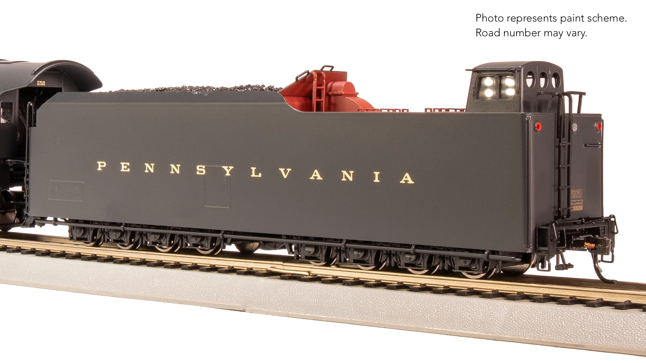 7802 PRR Q2 Duplex, 4-4-6-4, #6180, Production Version, 18,000 gallon tender, Paragon4 Sound/DC/DCC, Smoke, HO - Image 21