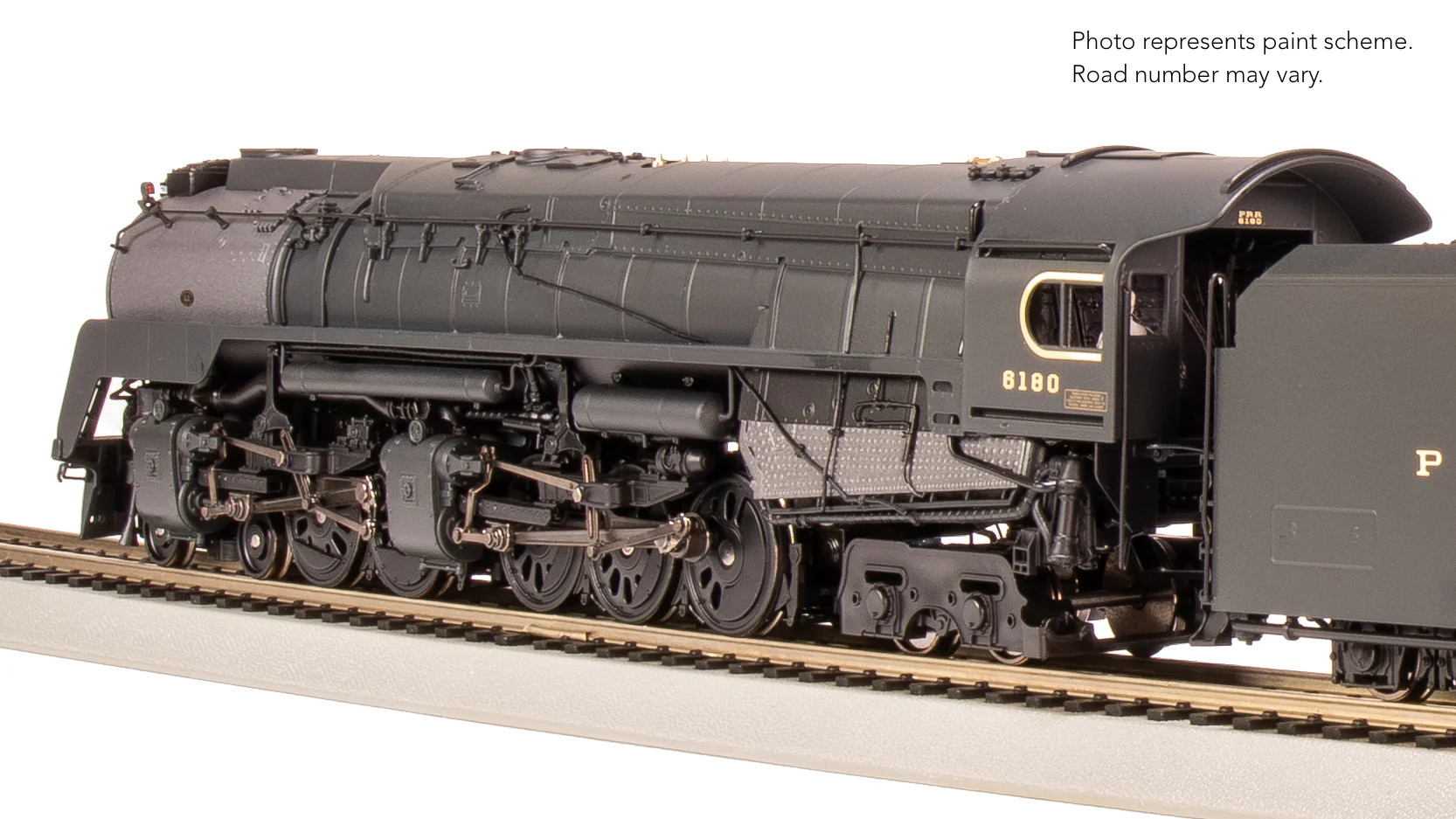 7802 PRR Q2 Duplex, 4-4-6-4, #6180, Production Version, 18,000 gallon tender, Paragon4 Sound/DC/DCC, Smoke, HO - Image 22