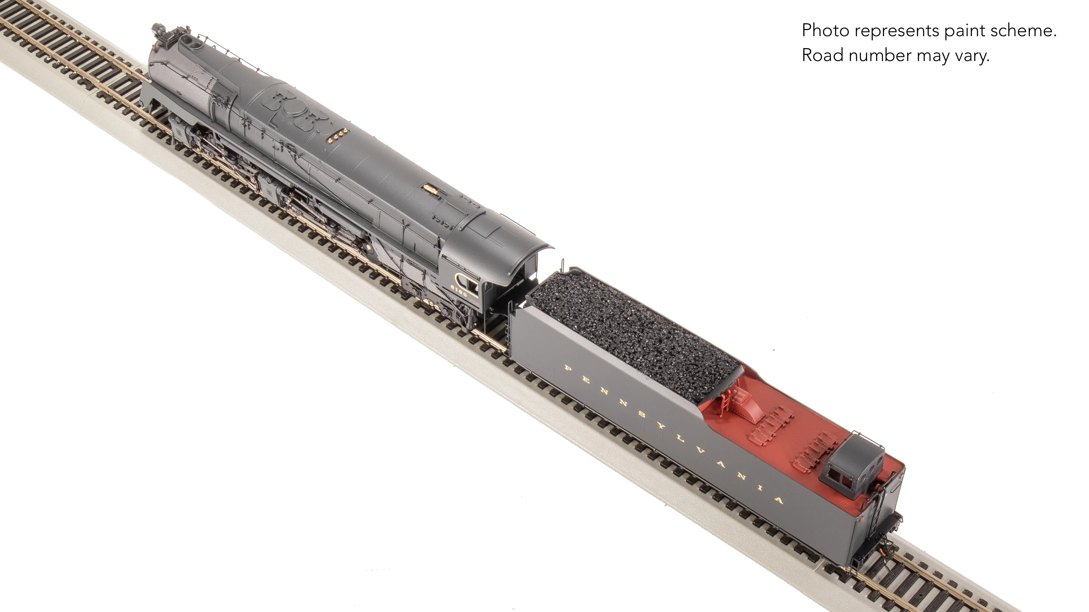 7802 PRR Q2 Duplex, 4-4-6-4, #6180, Production Version, 18,000 gallon tender, Paragon4 Sound/DC/DCC, Smoke, HO - Image 26