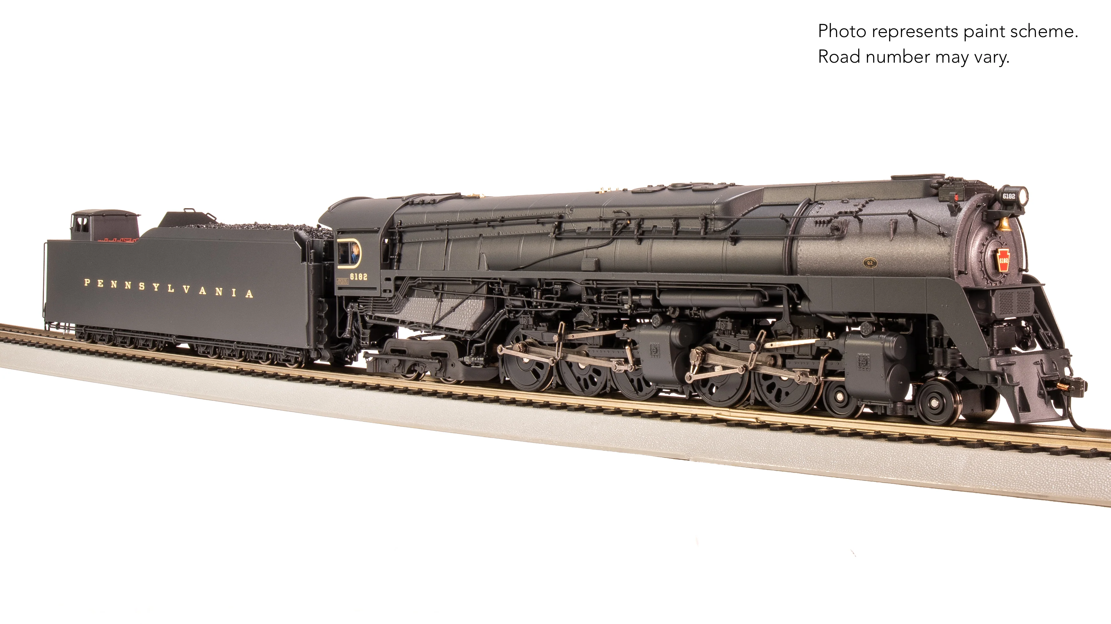 7803 PRR Q2 Duplex, 4-4-6-4, #6182, Production Version, 18,000 gallon tender, Paragon4 Sound/DC/DCC, Smoke, HO - Image 17