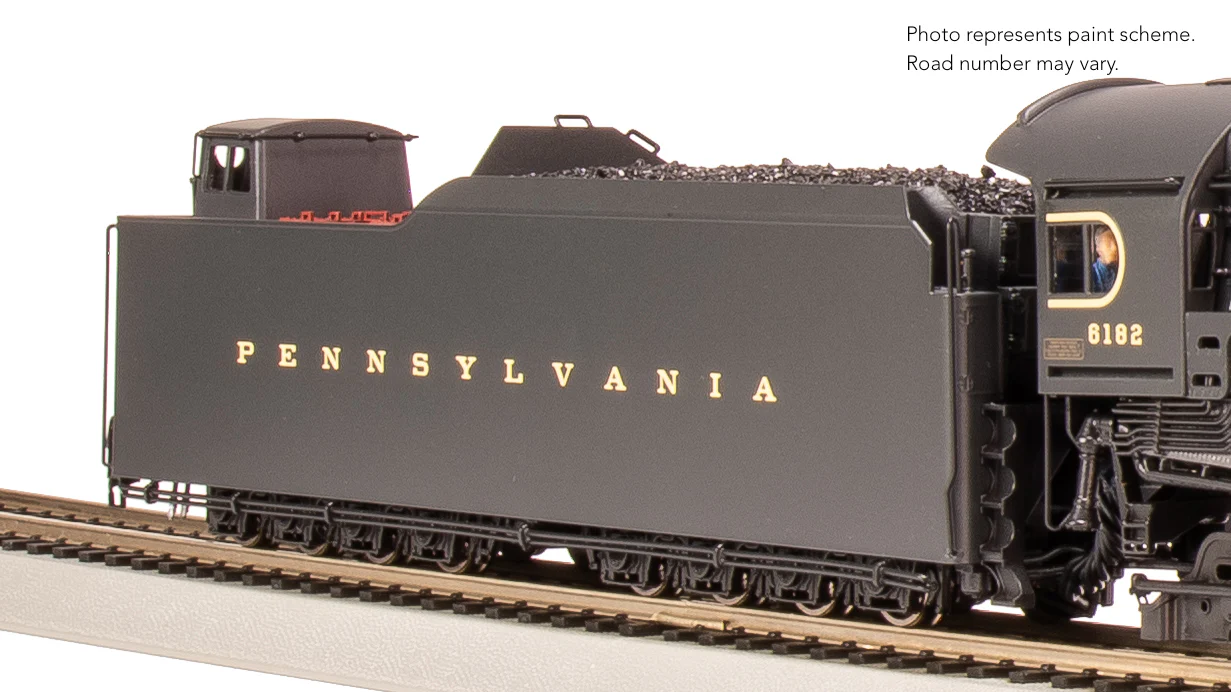 7803 PRR Q2 Duplex, 4-4-6-4, #6182, Production Version, 18,000 gallon tender, Paragon4 Sound/DC/DCC, Smoke, HO - Image 19