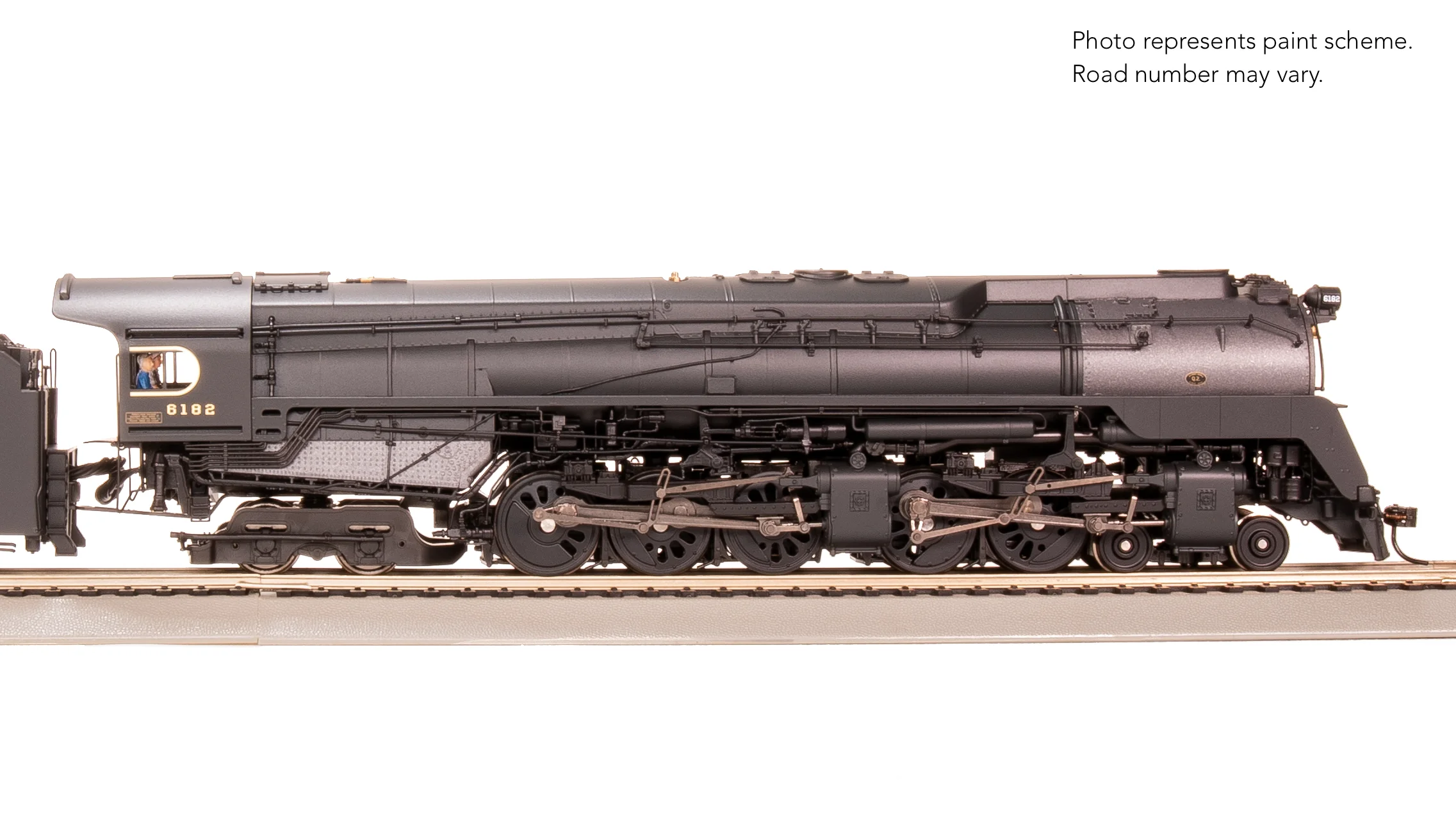 7803 PRR Q2 Duplex, 4-4-6-4, #6182, Production Version, 18,000 gallon tender, Paragon4 Sound/DC/DCC, Smoke, HO - Image 5