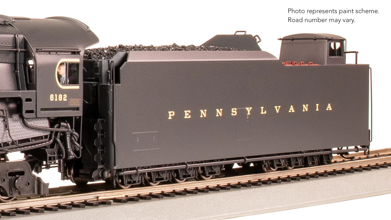 7803 PRR Q2 Duplex, 4-4-6-4, #6182, Production Version, 18,000 gallon tender, Paragon4 Sound/DC/DCC, Smoke, HO - Image 9