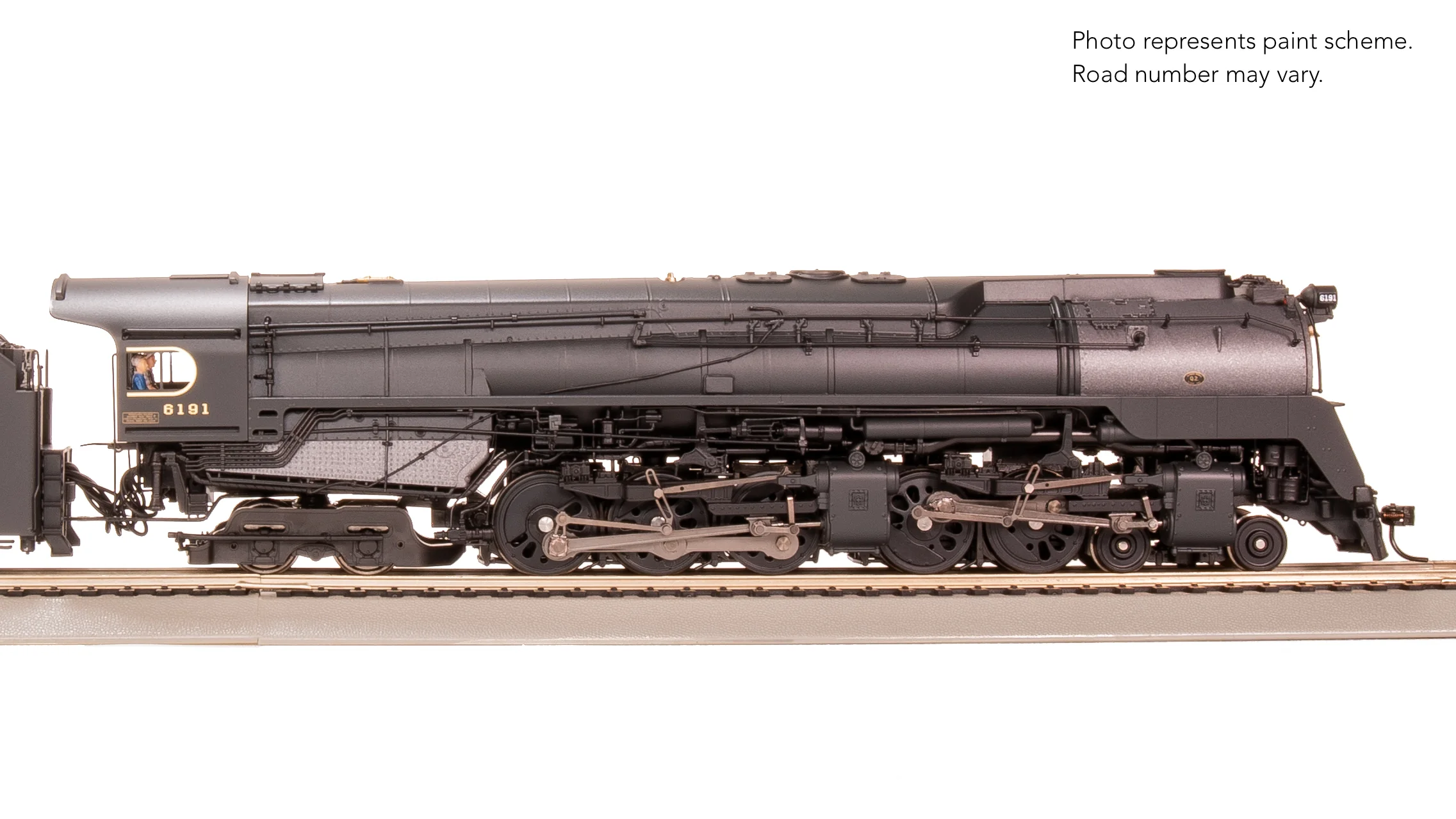 7804 PRR Q2 Duplex, 4-4-6-4, #6191, Production Version, 18,000 gallon tender, Paragon4 Sound/DC/DCC, Smoke, HO - Image 5