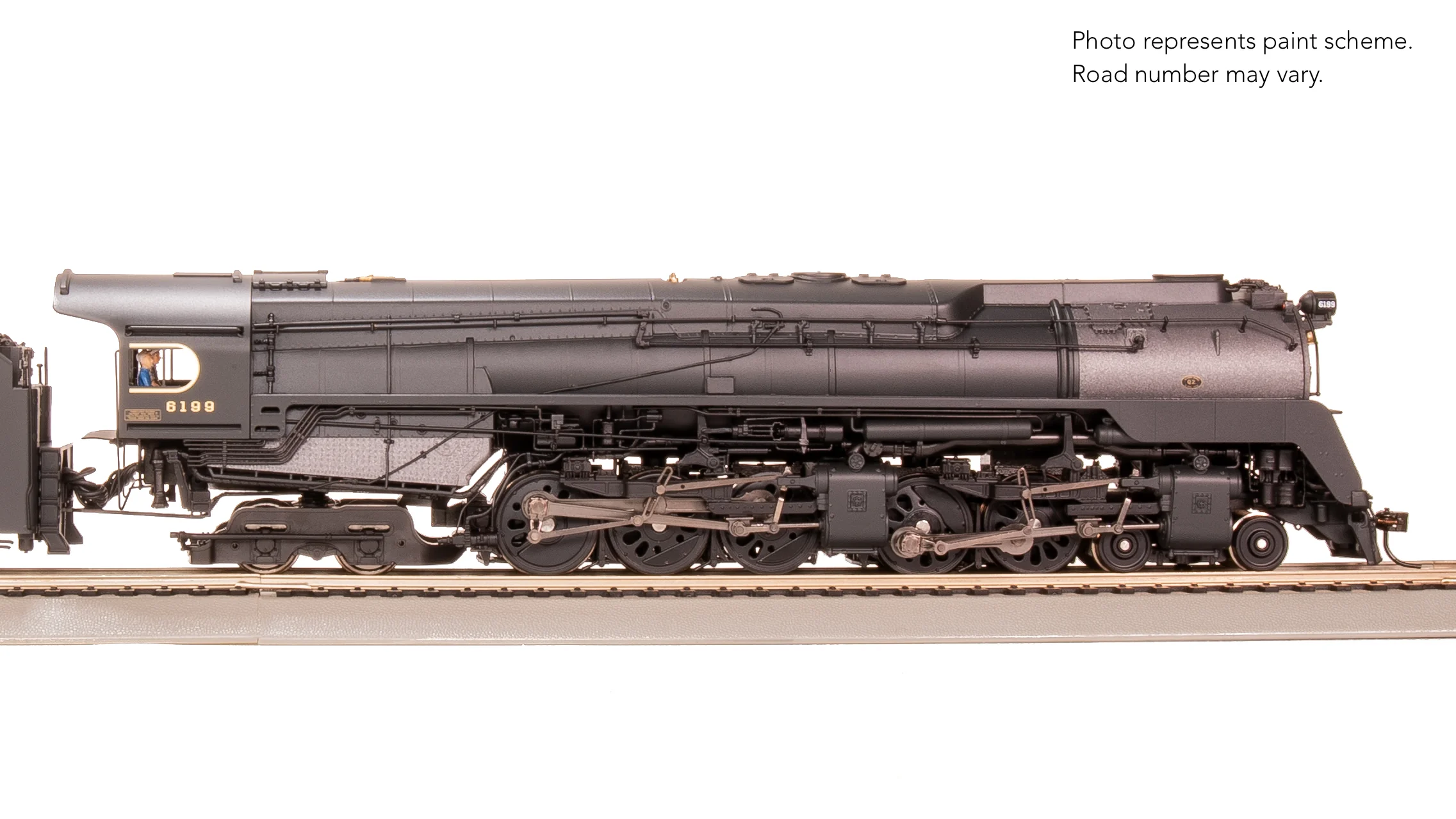 7805 PRR Q2 Duplex, 4-4-6-4, #6199, Production Version, 18,000 gallon tender, Paragon4 Sound/DC/DCC, Smoke, HO - Image 5