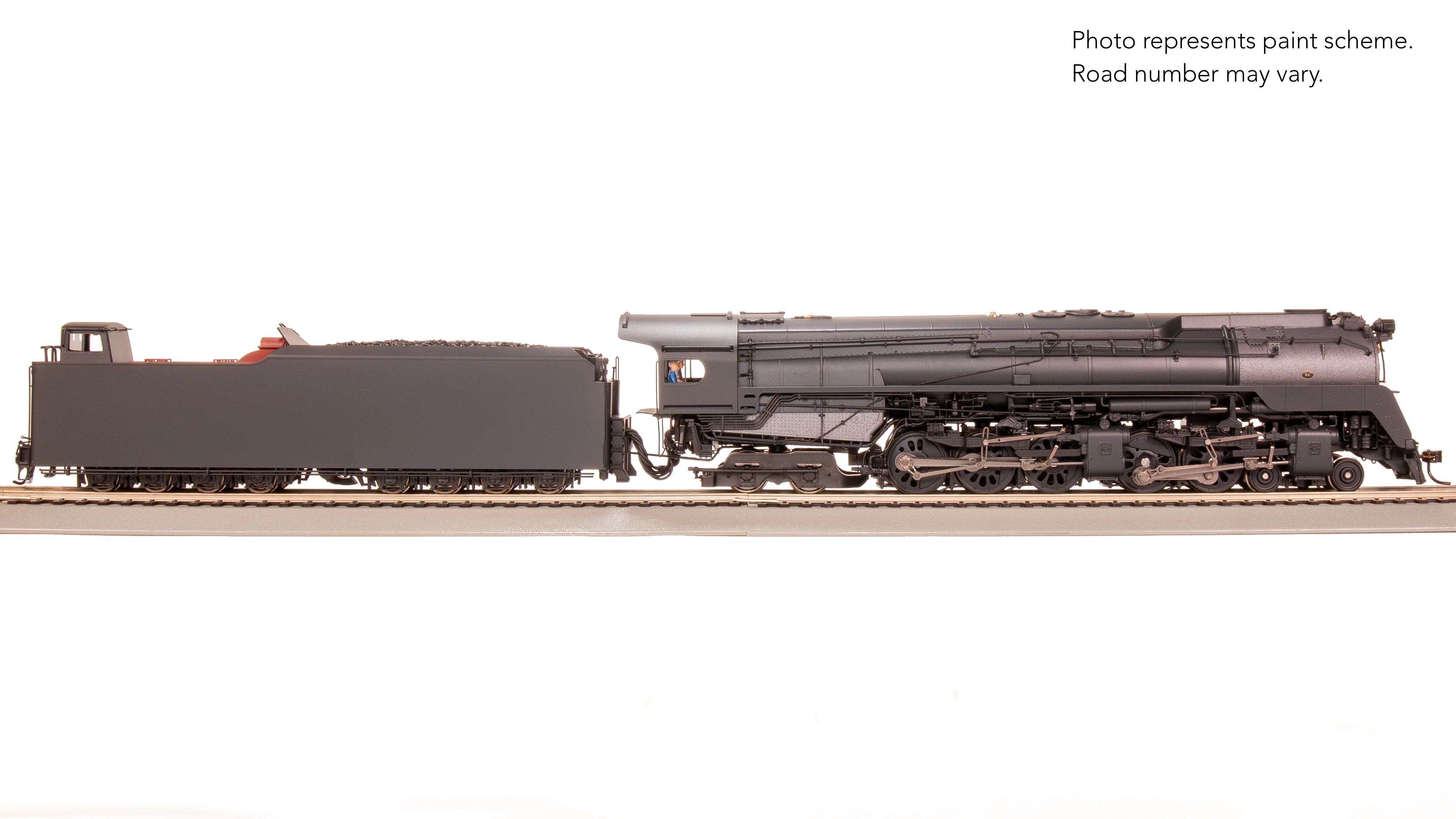 7806 PRR Q2 Duplex, 4-4-6-4, Unlettered, Production Version, 18,000 gallon tender, Paragon4 Sound/DC/DCC, Smoke, HO - Image 4