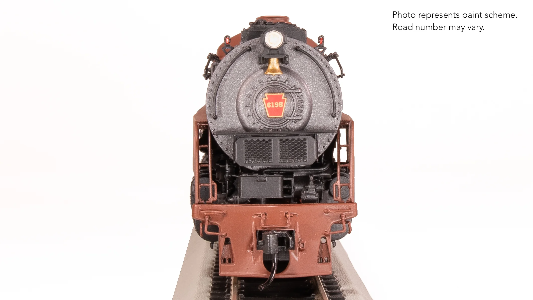 7809 PRR Q2 Duplex 4-4-6-4, #6195, Prototype Version, Tuscan Red 5-Stripe Fantasy Scheme, Paragon4 Sound/DC/DCC, Smoke, HO - Image 13