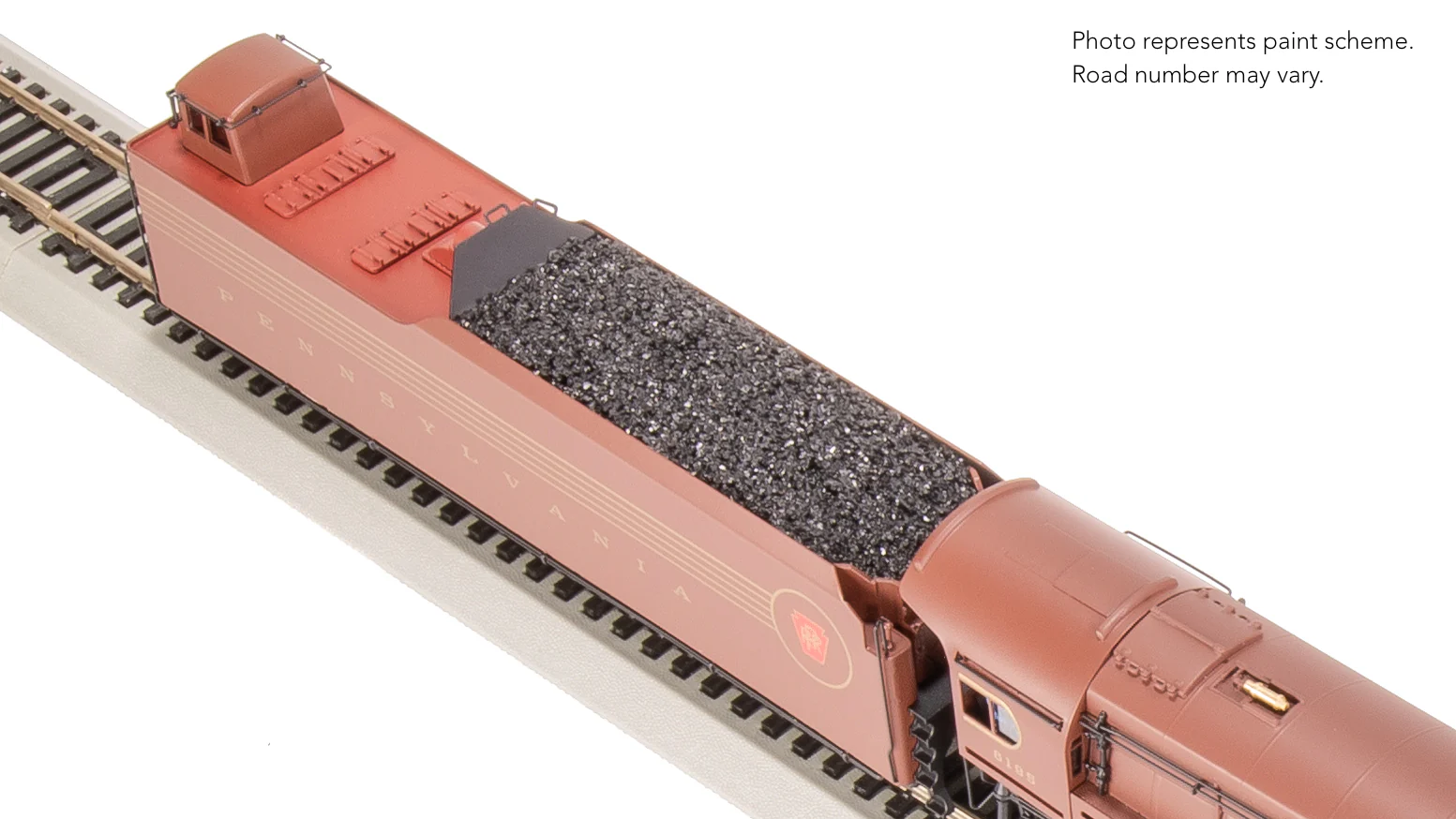 7809 PRR Q2 Duplex 4-4-6-4, #6195, Prototype Version, Tuscan Red 5-Stripe Fantasy Scheme, Paragon4 Sound/DC/DCC, Smoke, HO - Image 25