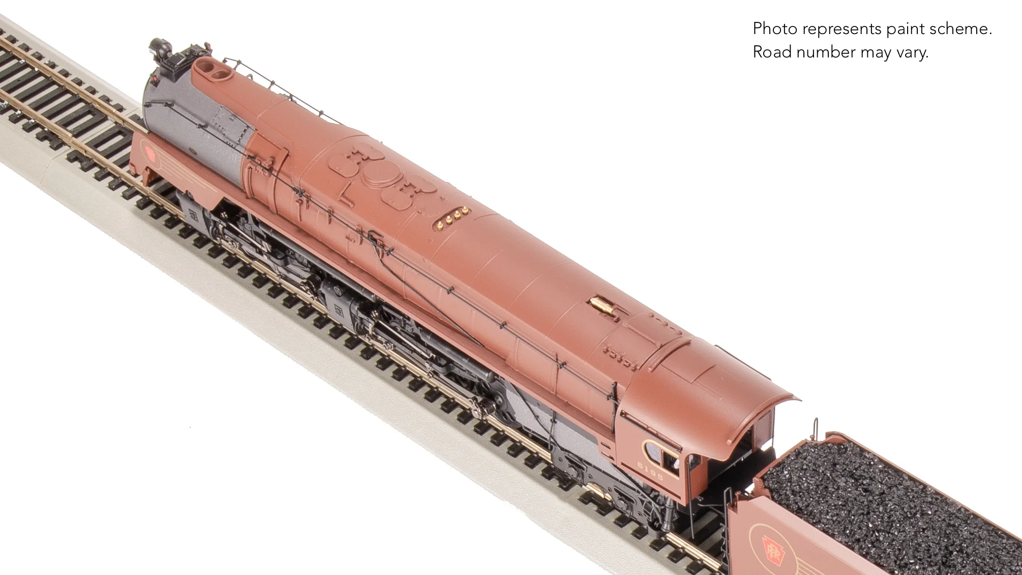 7809 PRR Q2 Duplex 4-4-6-4, #6195, Prototype Version, Tuscan Red 5-Stripe Fantasy Scheme, Paragon4 Sound/DC/DCC, Smoke, HO - Image 28