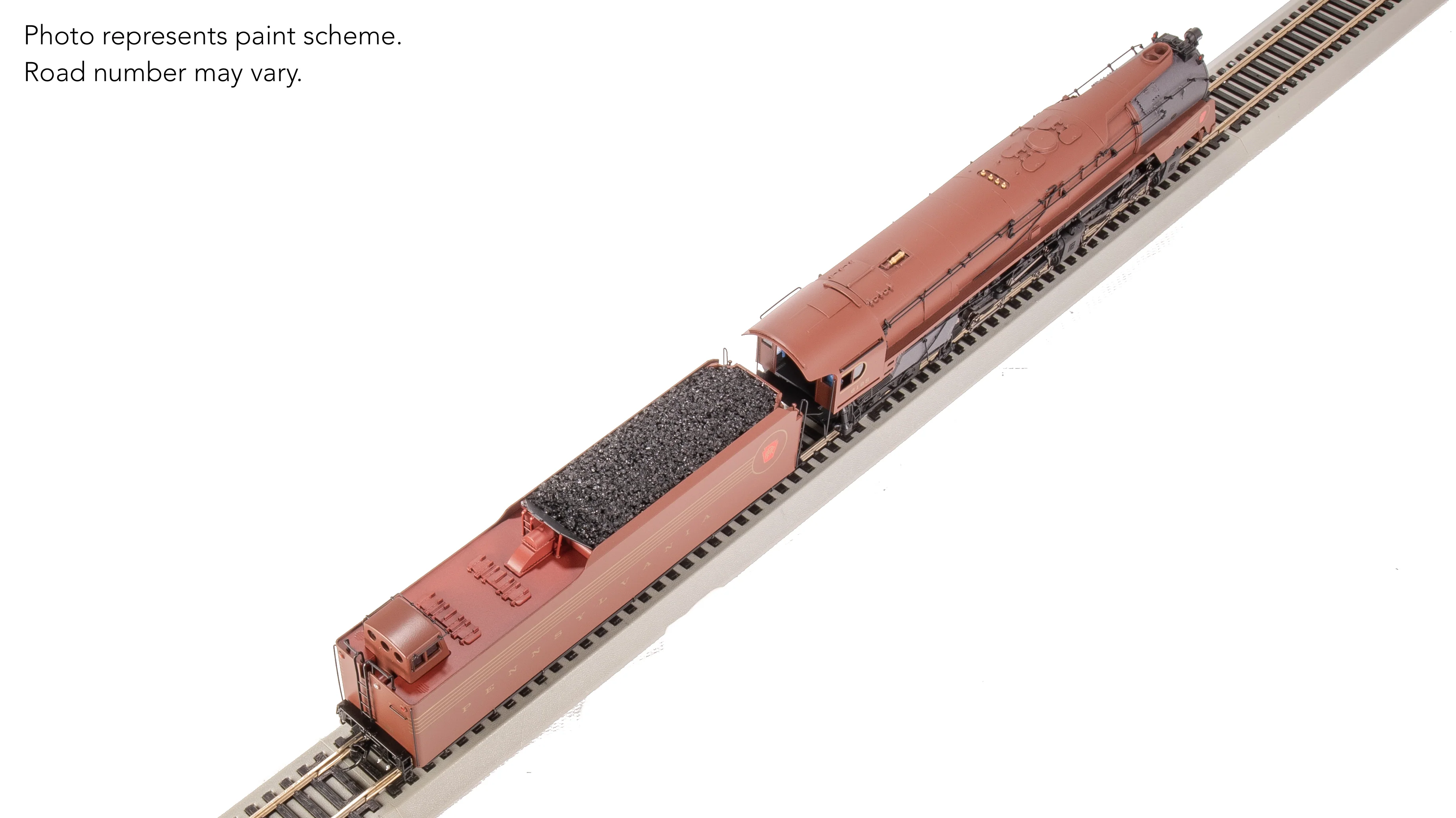 7809 PRR Q2 Duplex 4-4-6-4, #6195, Prototype Version, Tuscan Red 5-Stripe Fantasy Scheme, Paragon4 Sound/DC/DCC, Smoke, HO - Image 32