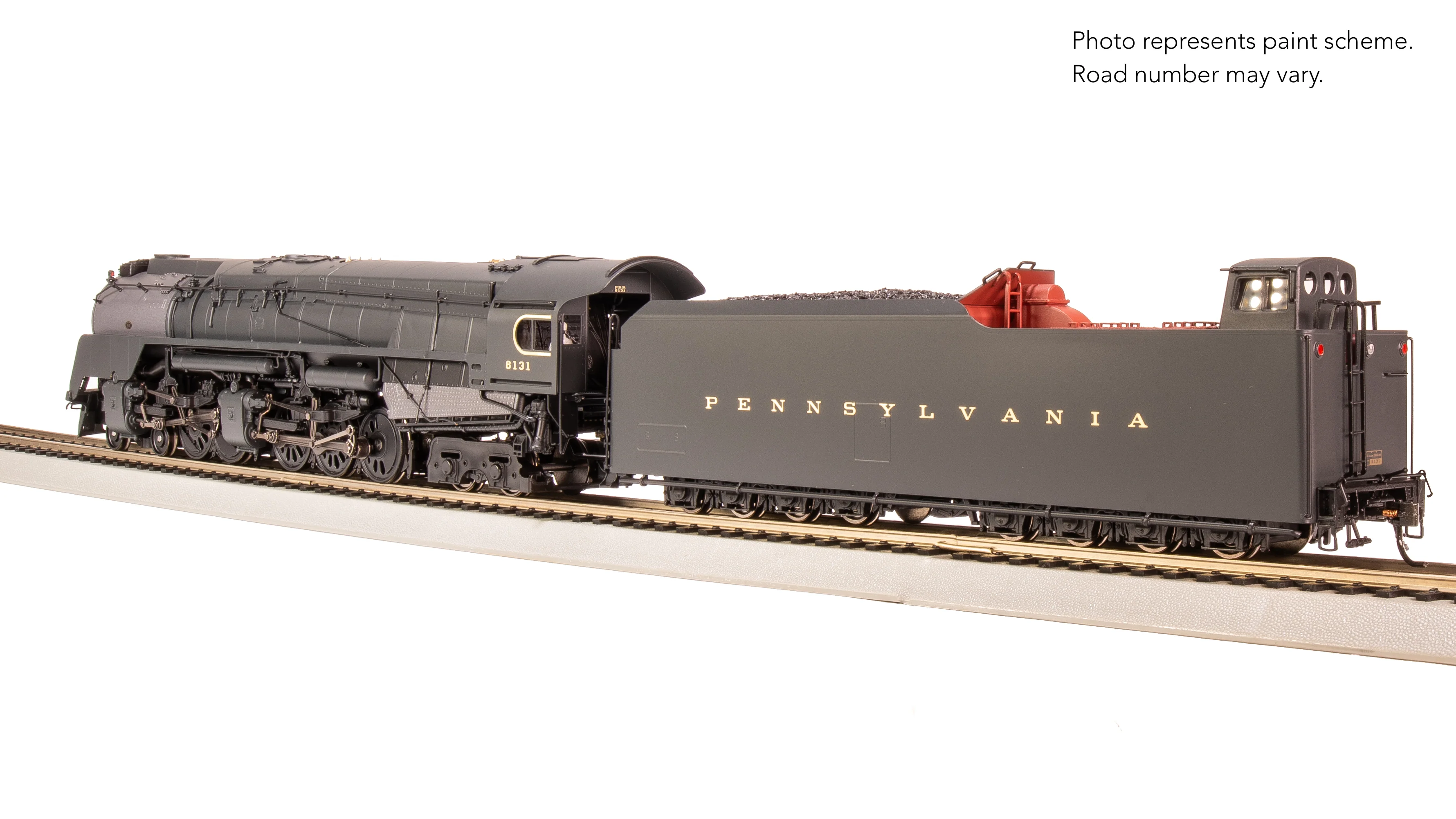 8052 PRR Q2 Duplex, 4-4-6-4, #6131, Prototype Version, 18,000 gallon tender, No-Sound / DCC-Ready, HO - Image 20
