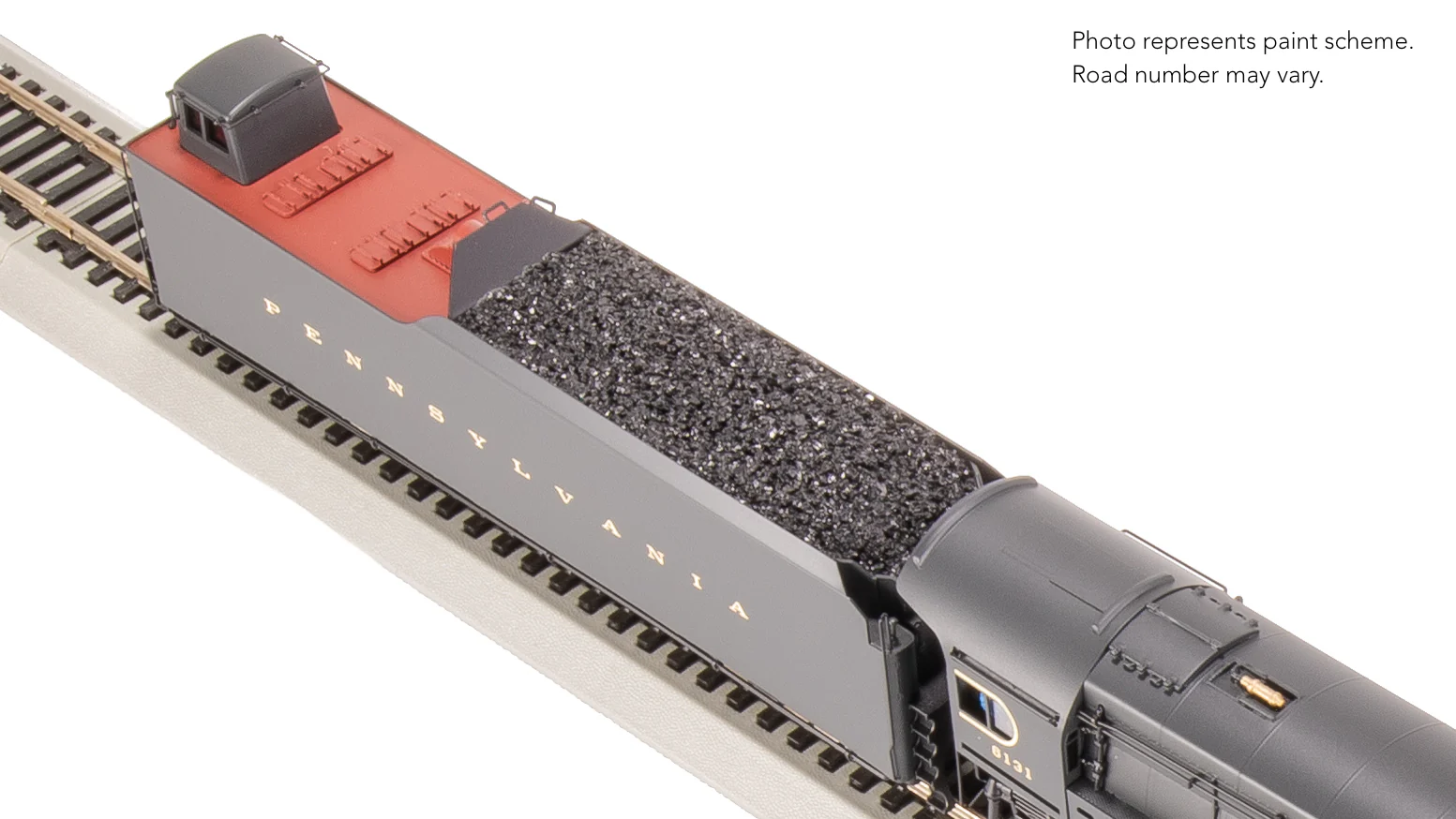 8052 PRR Q2 Duplex, 4-4-6-4, #6131, Prototype Version, 18,000 gallon tender, No-Sound / DCC-Ready, HO - Image 25