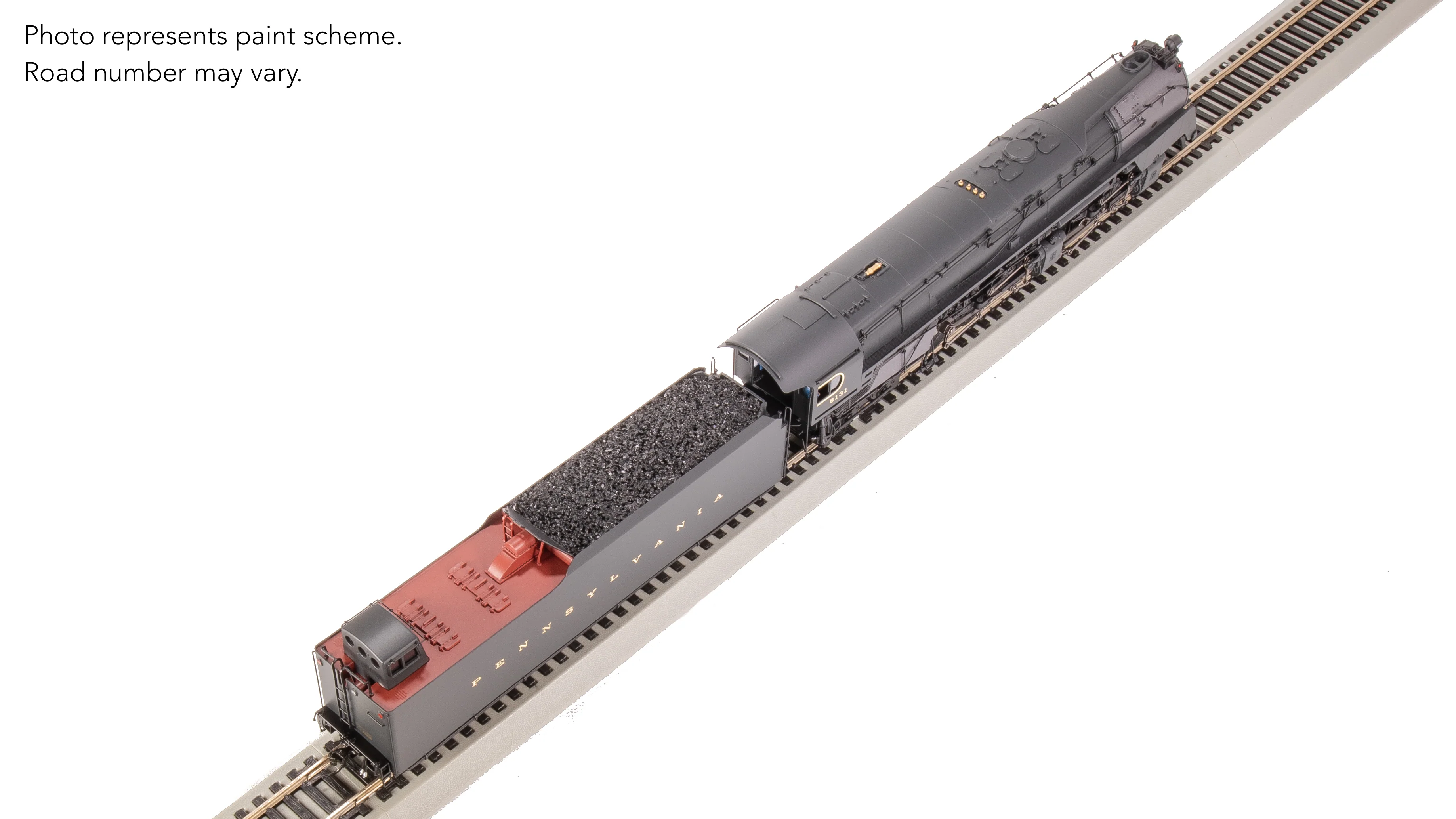 8052 PRR Q2 Duplex, 4-4-6-4, #6131, Prototype Version, 18,000 gallon tender, No-Sound / DCC-Ready, HO - Image 32