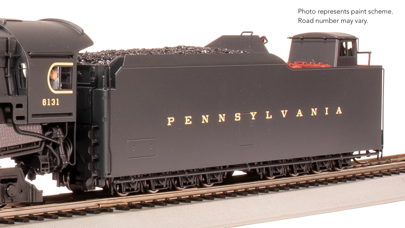 8052 PRR Q2 Duplex, 4-4-6-4, #6131, Prototype Version, 18,000 gallon tender, No-Sound / DCC-Ready, HO - Image 9