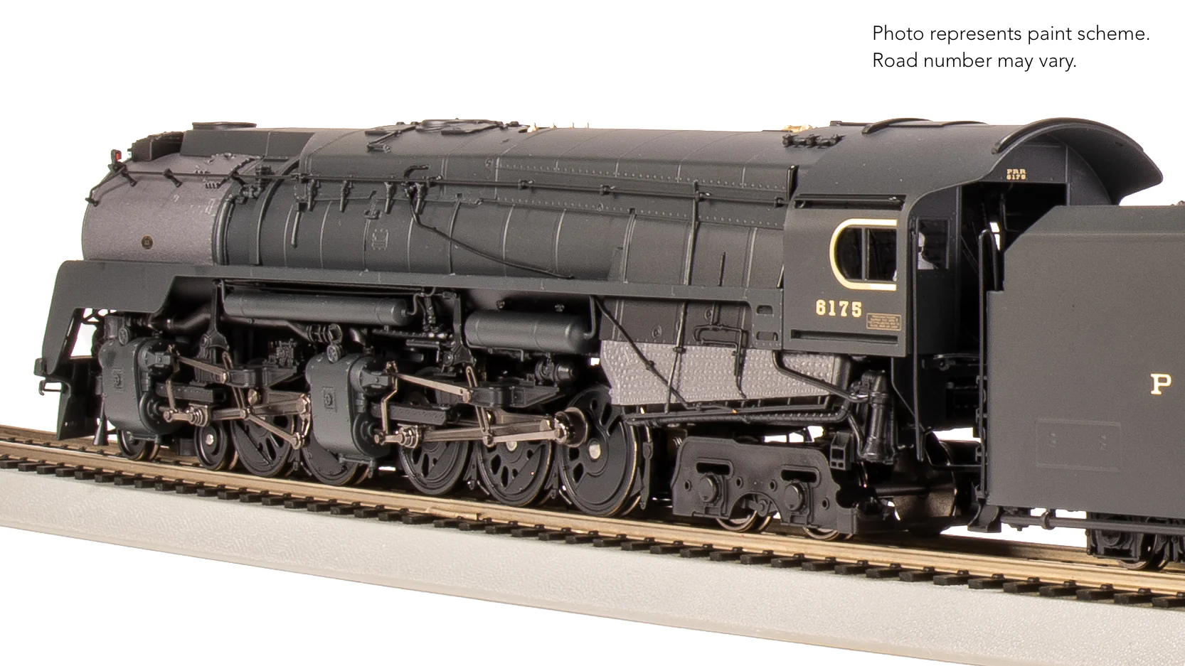 8053 PRR Q2 Duplex, 4-4-6-4, #6175, Production Version, 18,000 gallon tender, No-Sound / DCC-Ready, HO - Image 22