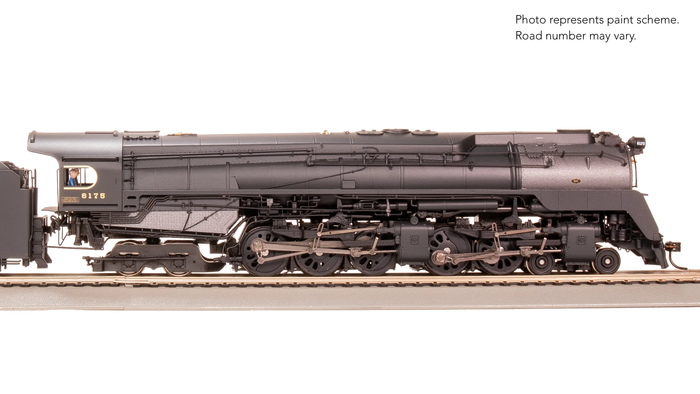 8053 PRR Q2 Duplex, 4-4-6-4, #6175, Production Version, 18,000 gallon tender, No-Sound / DCC-Ready, HO - Image 5
