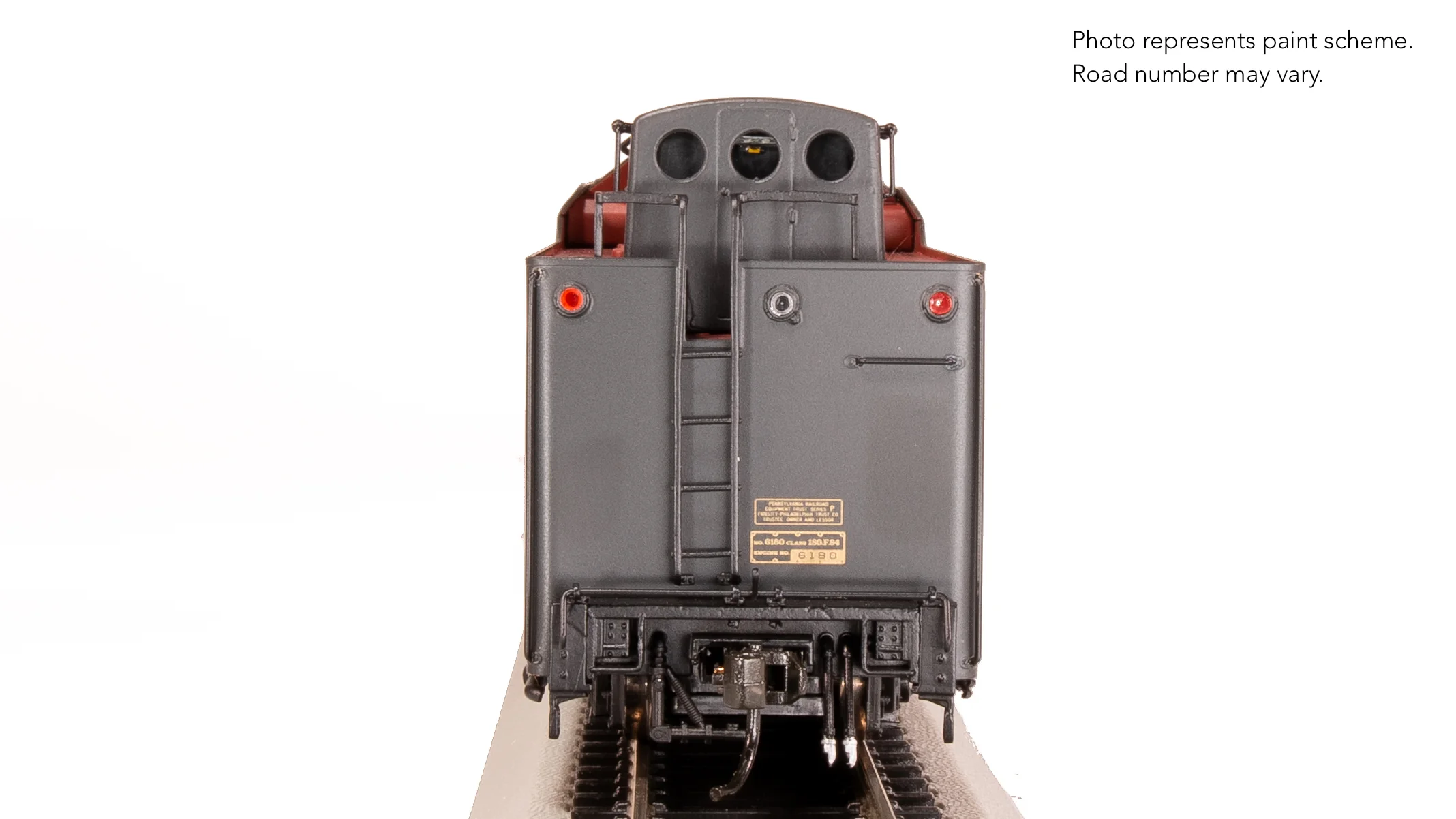 8054 PRR Q2 Duplex, 4-4-6-4, #6180, Production Version, 18,000 gallon tender, No-Sound / DCC-Ready, HO - Image 15