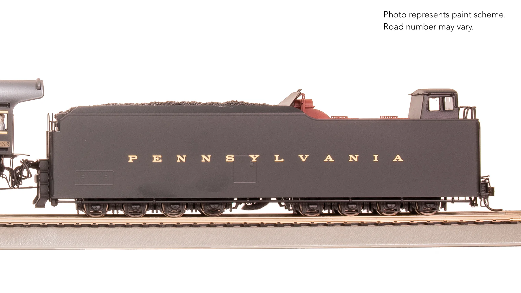 8054 PRR Q2 Duplex, 4-4-6-4, #6180, Production Version, 18,000 gallon tender, No-Sound / DCC-Ready, HO - Image 3