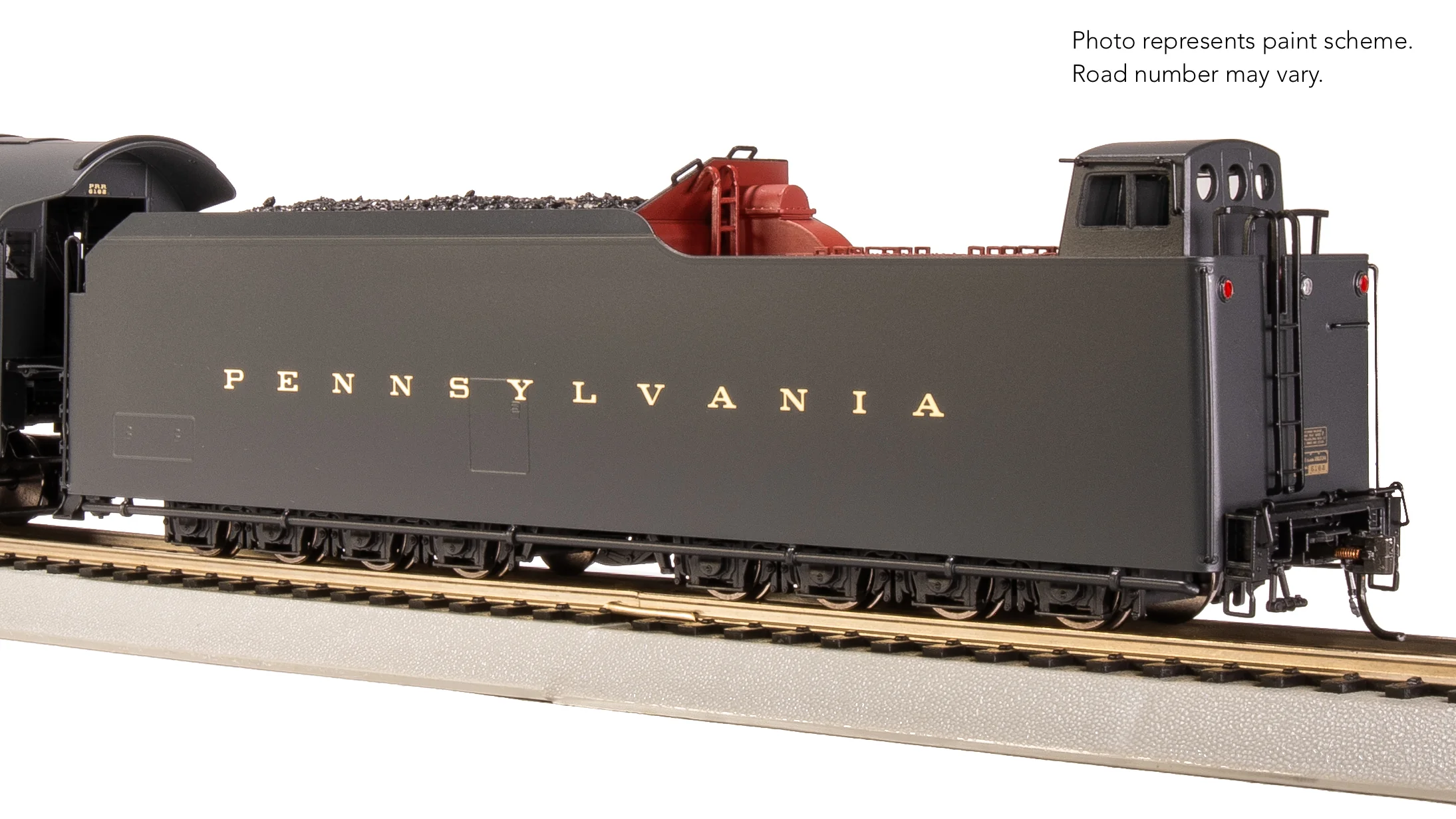 8055 PRR Q2 Duplex, 4-4-6-4, #6182, Production Version, 18,000 gallon tender, No-Sound / DCC-Ready, HO - Image 21