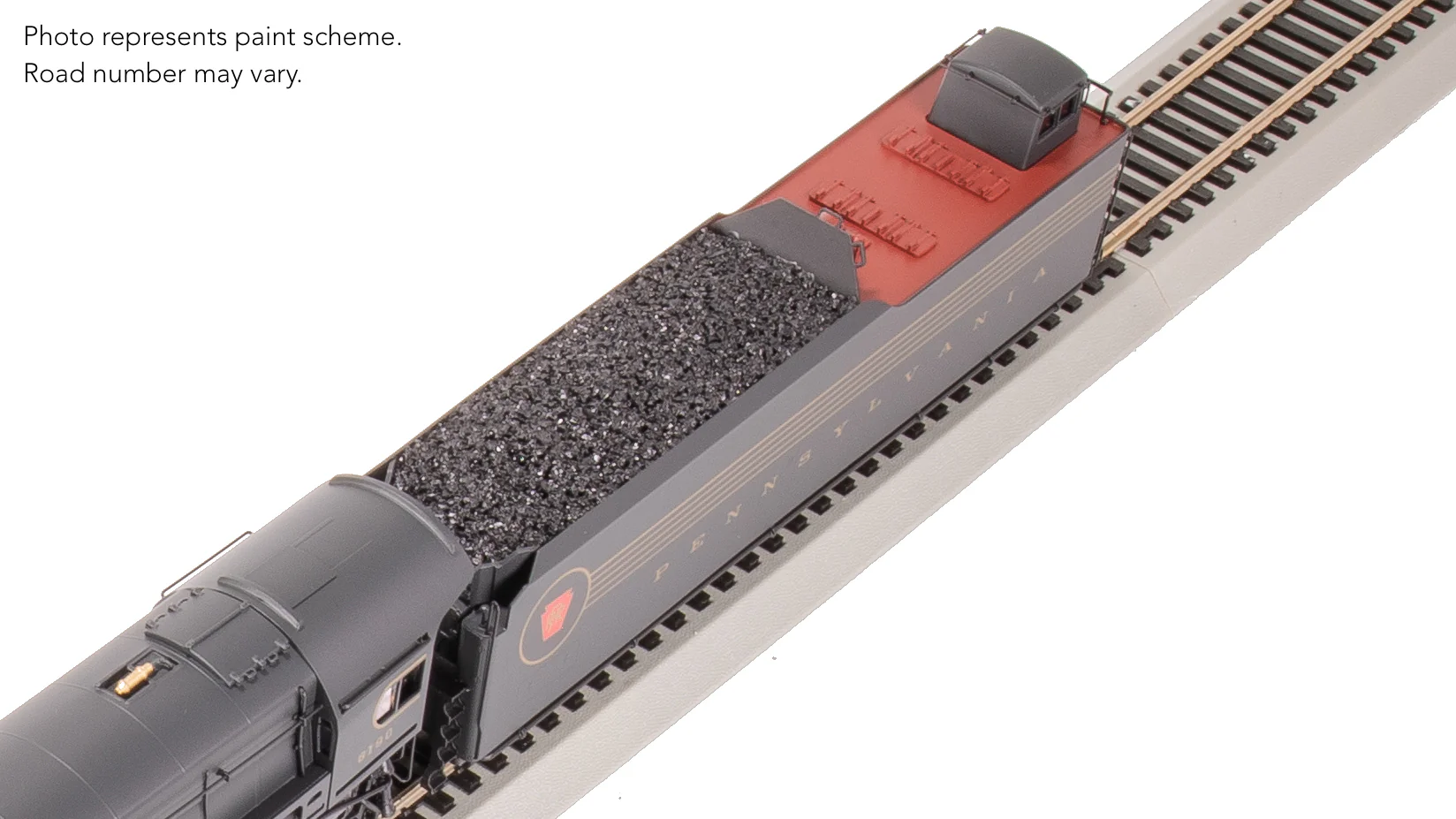 8056 PRR Q2 Duplex, 4-4-6-4, #6190, Prototype Version, DGLE 5-Stripe Fantasy Scheme, No-Sound / DCC-Ready, HO - Image 31