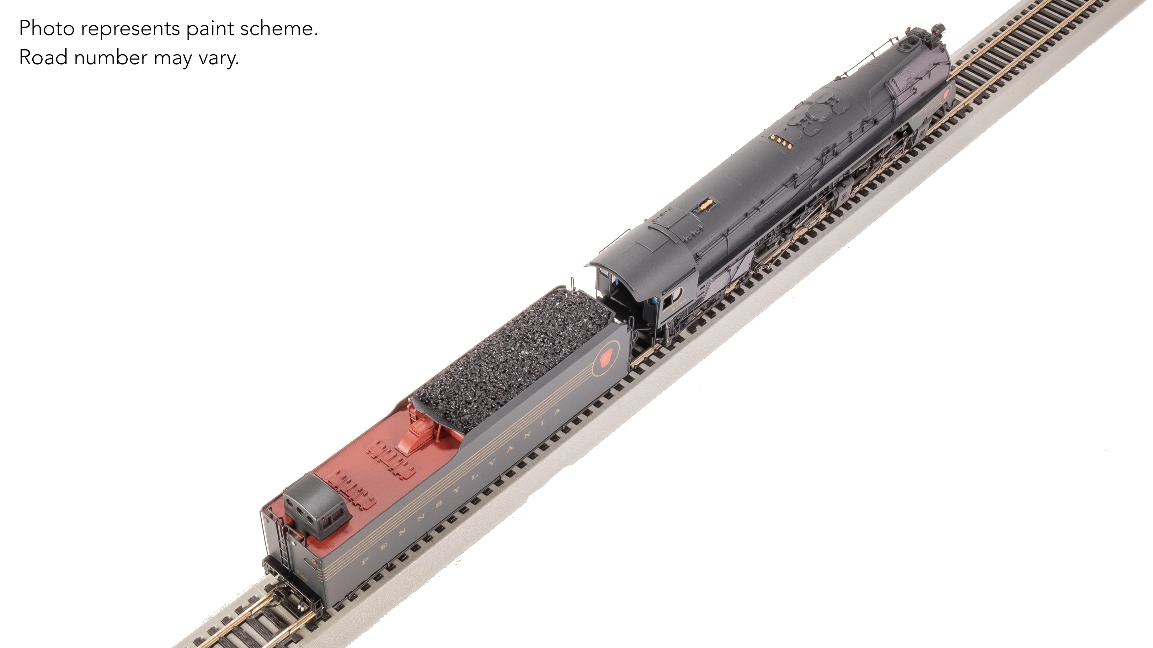 8056 PRR Q2 Duplex, 4-4-6-4, #6190, Prototype Version, DGLE 5-Stripe Fantasy Scheme, No-Sound / DCC-Ready, HO - Image 32
