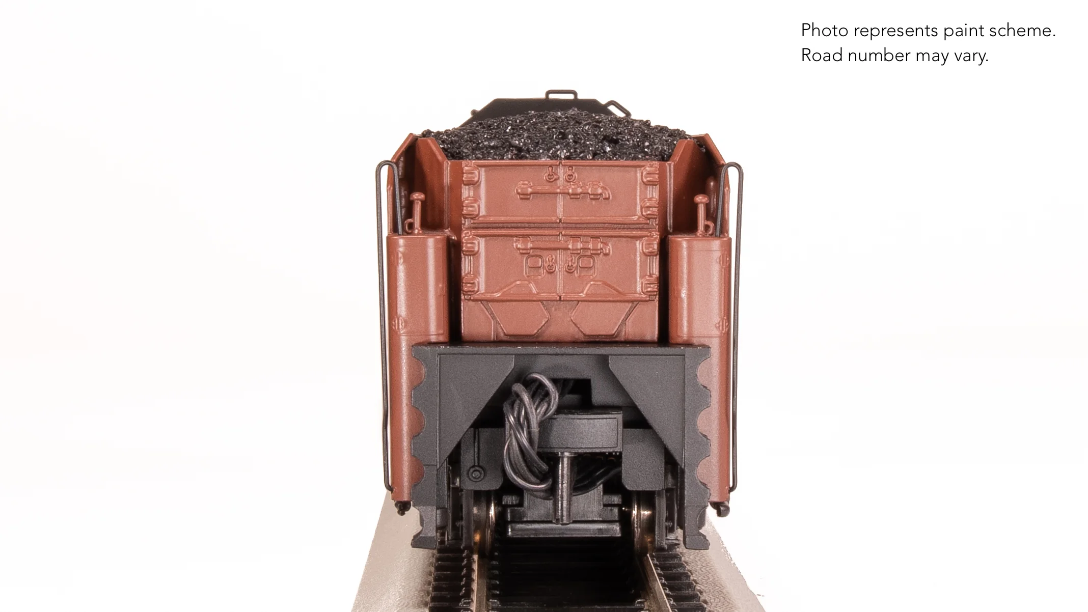 8057 PRR Q2 Duplex 4-4-6-4, #6195, Prototype Version, Tuscan Red 5-Stripe Fantasy Scheme, No-Sound / DCC-Ready, HO - Image 15