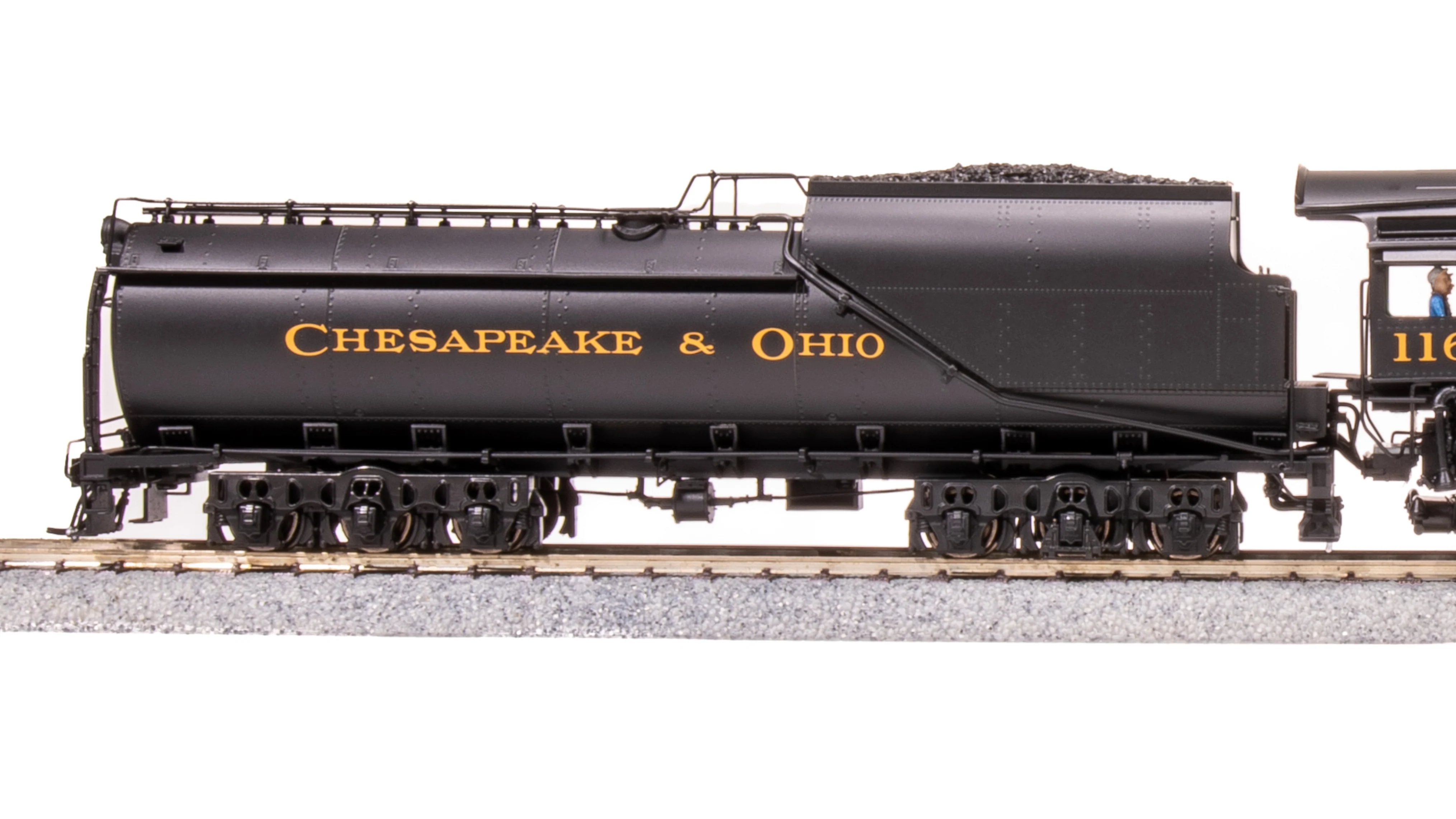 8182 Chesapeake & Ohio K-2 Mikado, #1160, 16-VC Tender, No-Sound / DCC-Ready, HO - Image 14
