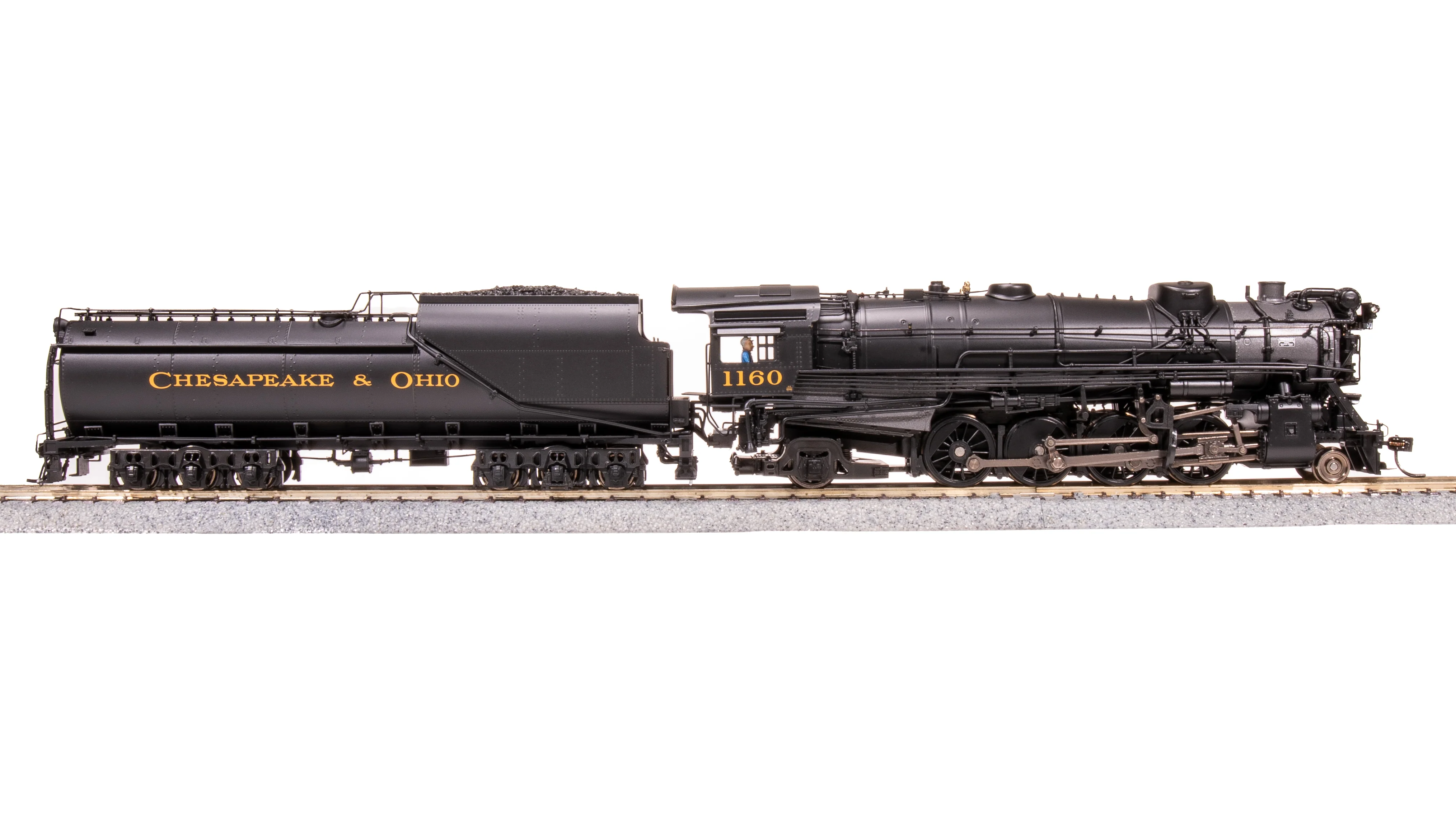8183 Chesapeake & Ohio K-2 Mikado, #1168, 16-VC Tender, No-Sound / DCC-Ready, HO - Image 18