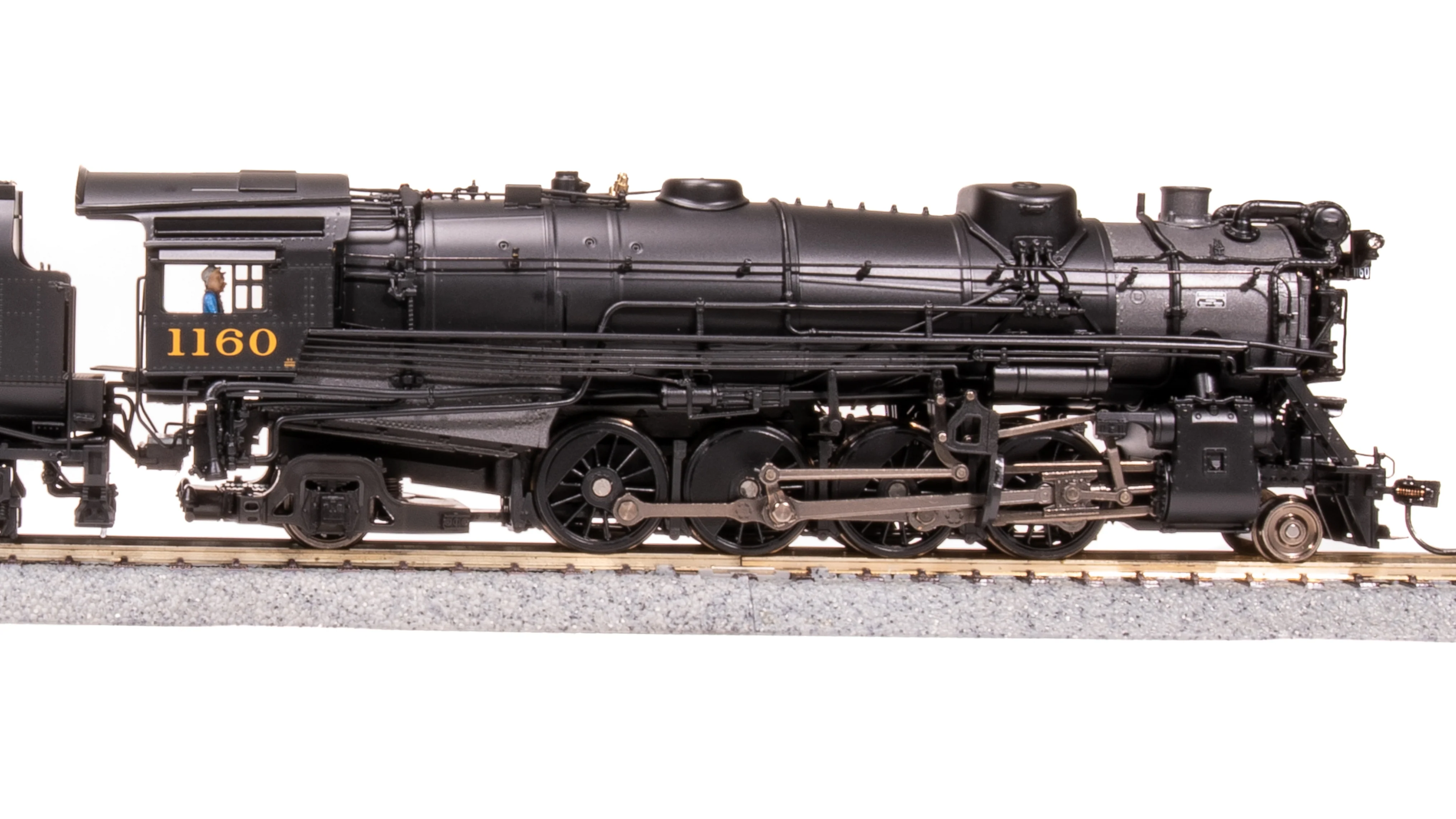 8183 Chesapeake & Ohio K-2 Mikado, #1168, 16-VC Tender, No-Sound / DCC-Ready, HO - Image 19