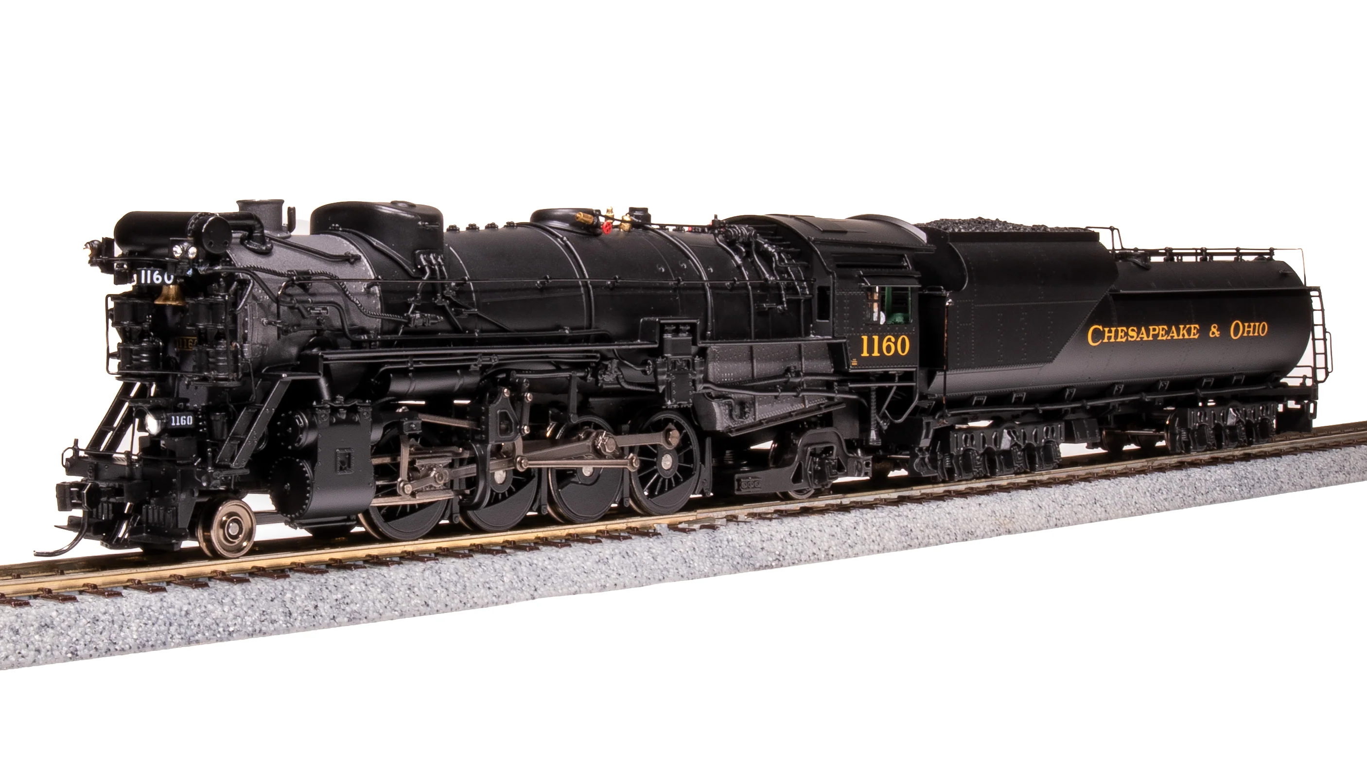 8183 Chesapeake & Ohio K-2 Mikado, #1168, 16-VC Tender, No-Sound / DCC-Ready, HO - Image 3