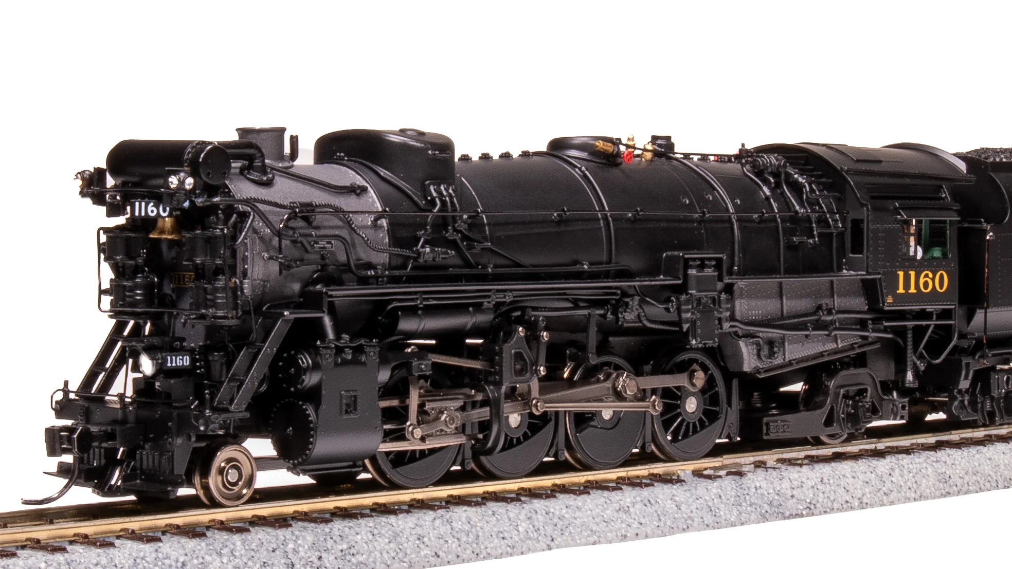 8183 Chesapeake & Ohio K-2 Mikado, #1168, 16-VC Tender, No-Sound / DCC-Ready, HO - Image 4