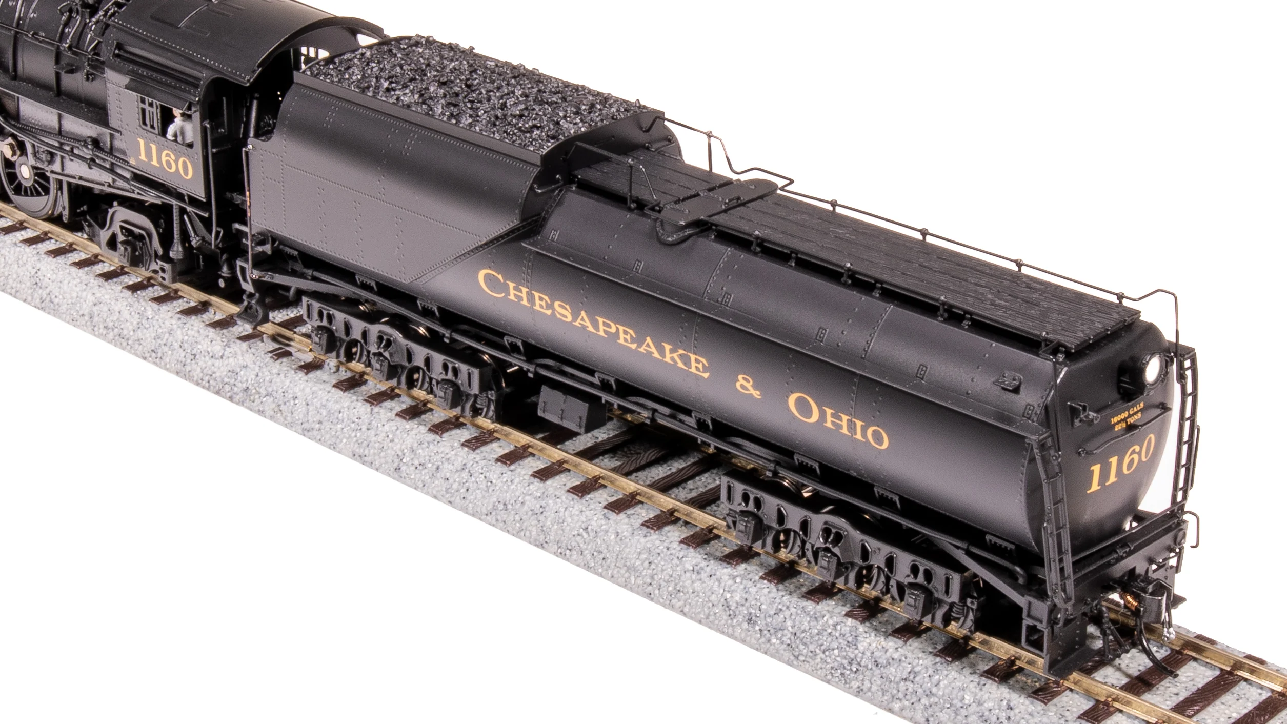 8184 Chesapeake & Ohio K-2 Mikado, #1177, 16-VC Tender, No-Sound / DCC-Ready, HO - Image 10