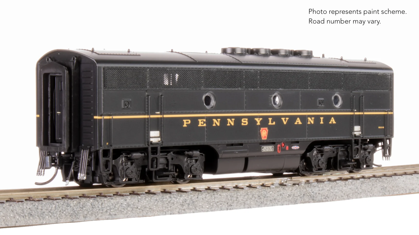9672 EMD F3 A/B, PRR 9510A/9510B, DGLE Single Stripe, A-unit Paragon4 Sound/DC/DCC, Unpowered B, HO - Image 5